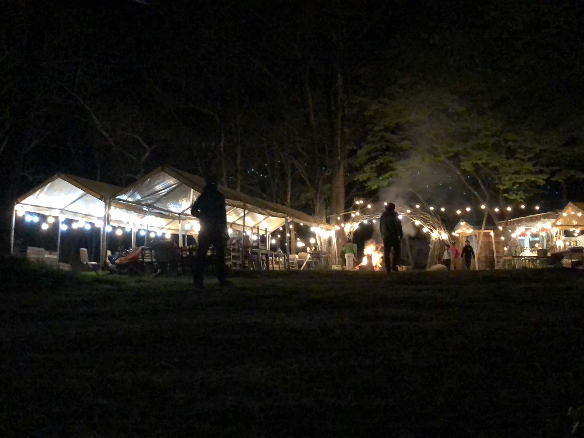 夜はイルミネーションがきれい