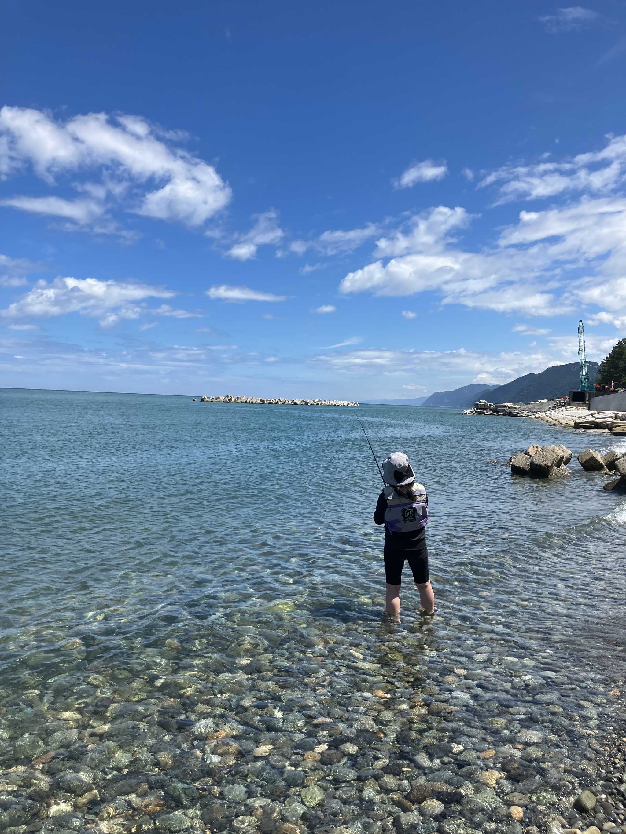 海で釣り