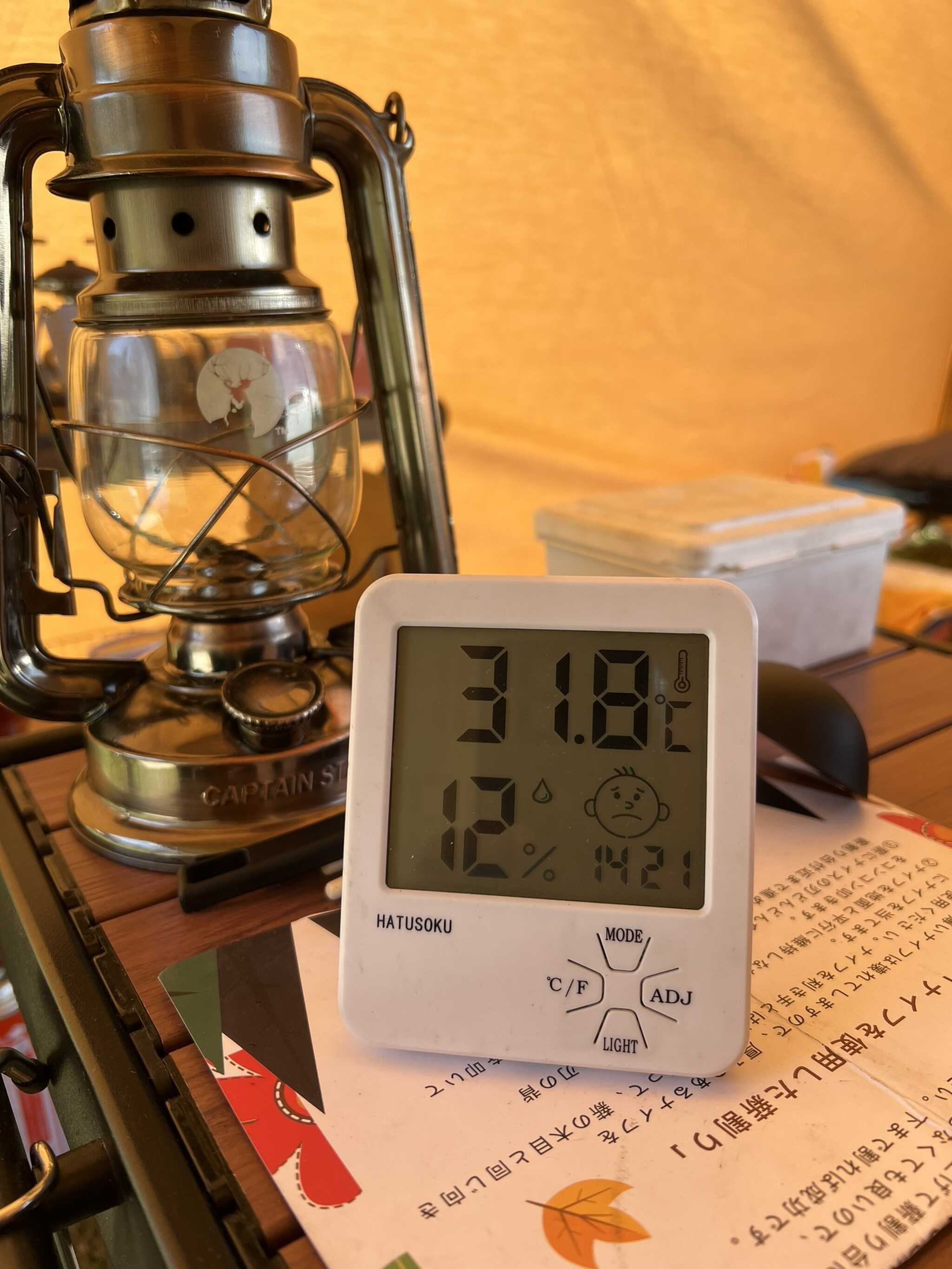 4月なのにテント内30℃超え!!