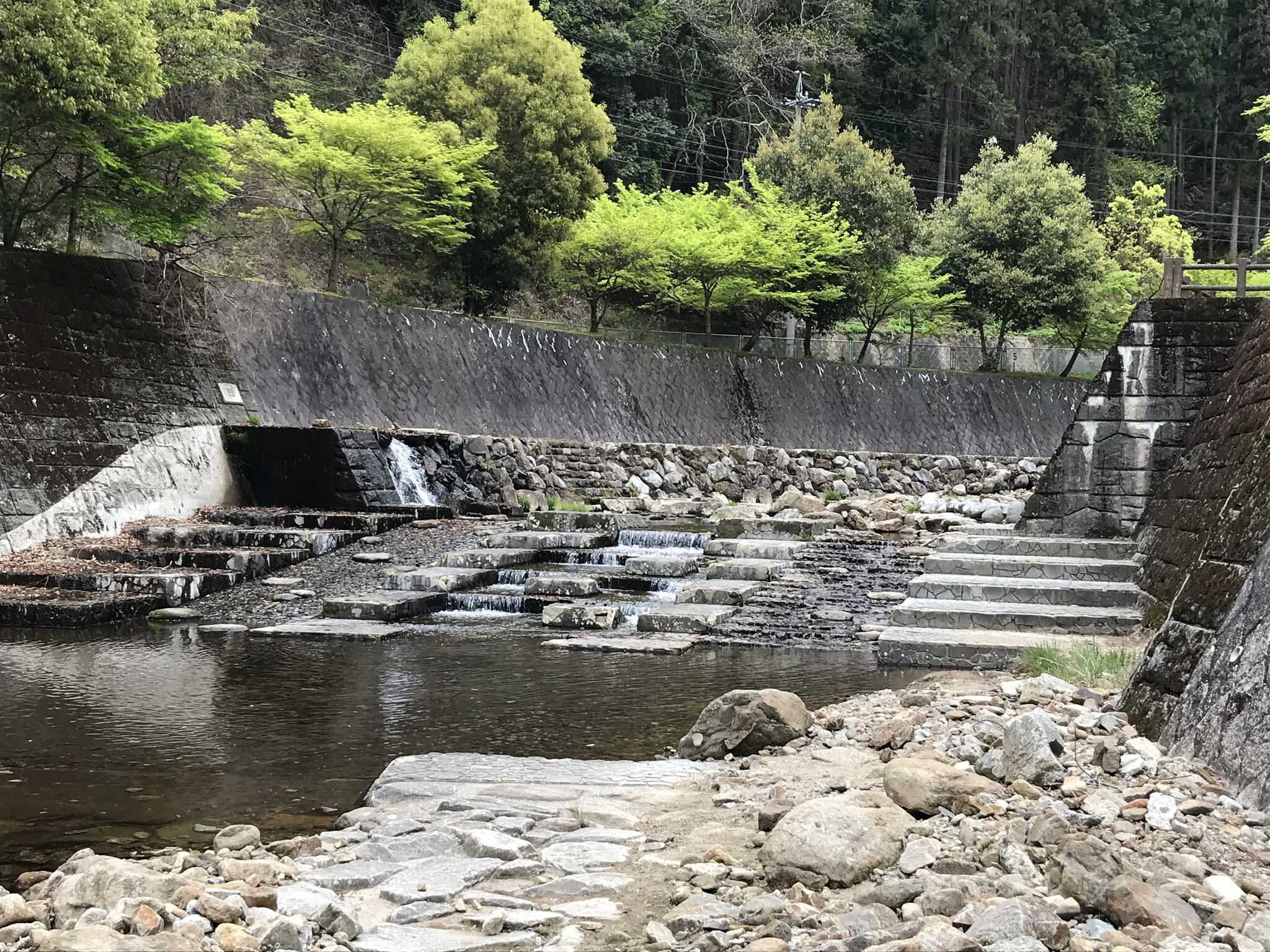 目の前にある川