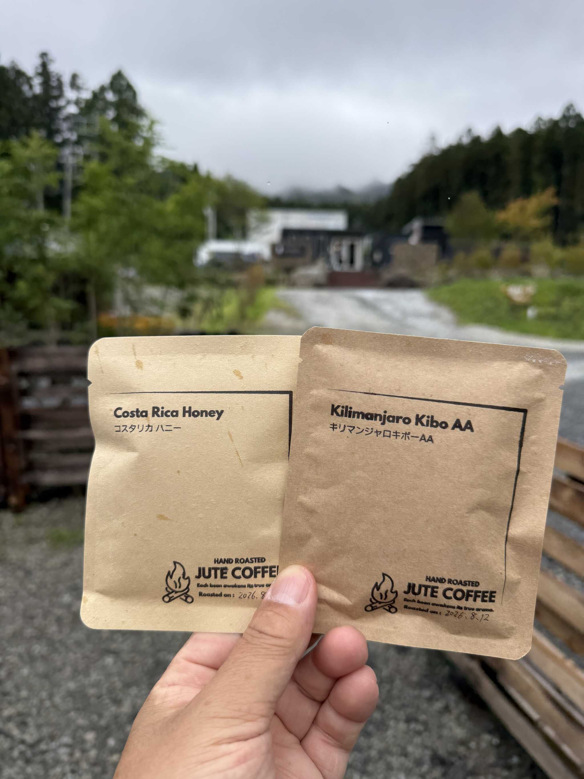 自家焙煎のコーヒー