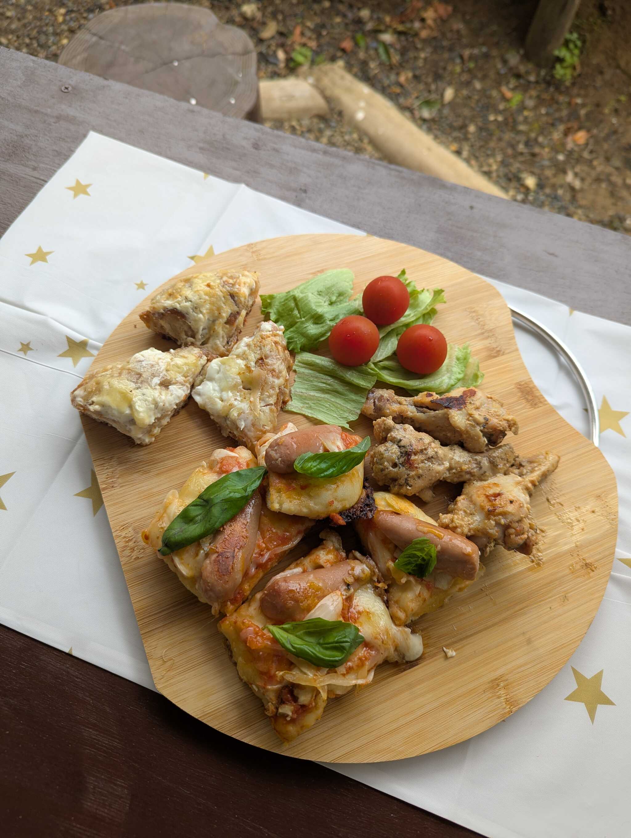 ピザ窯で焼いたタンドリーチキン