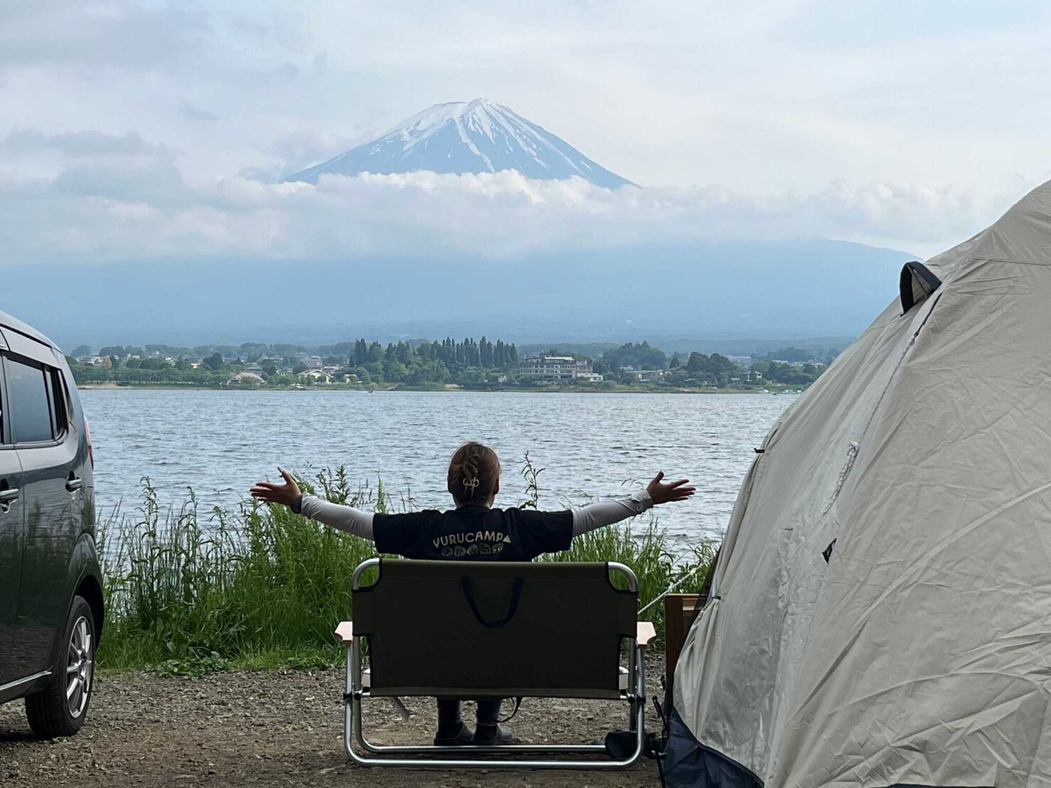 サイトから湖にも降りれますが気をつけてください