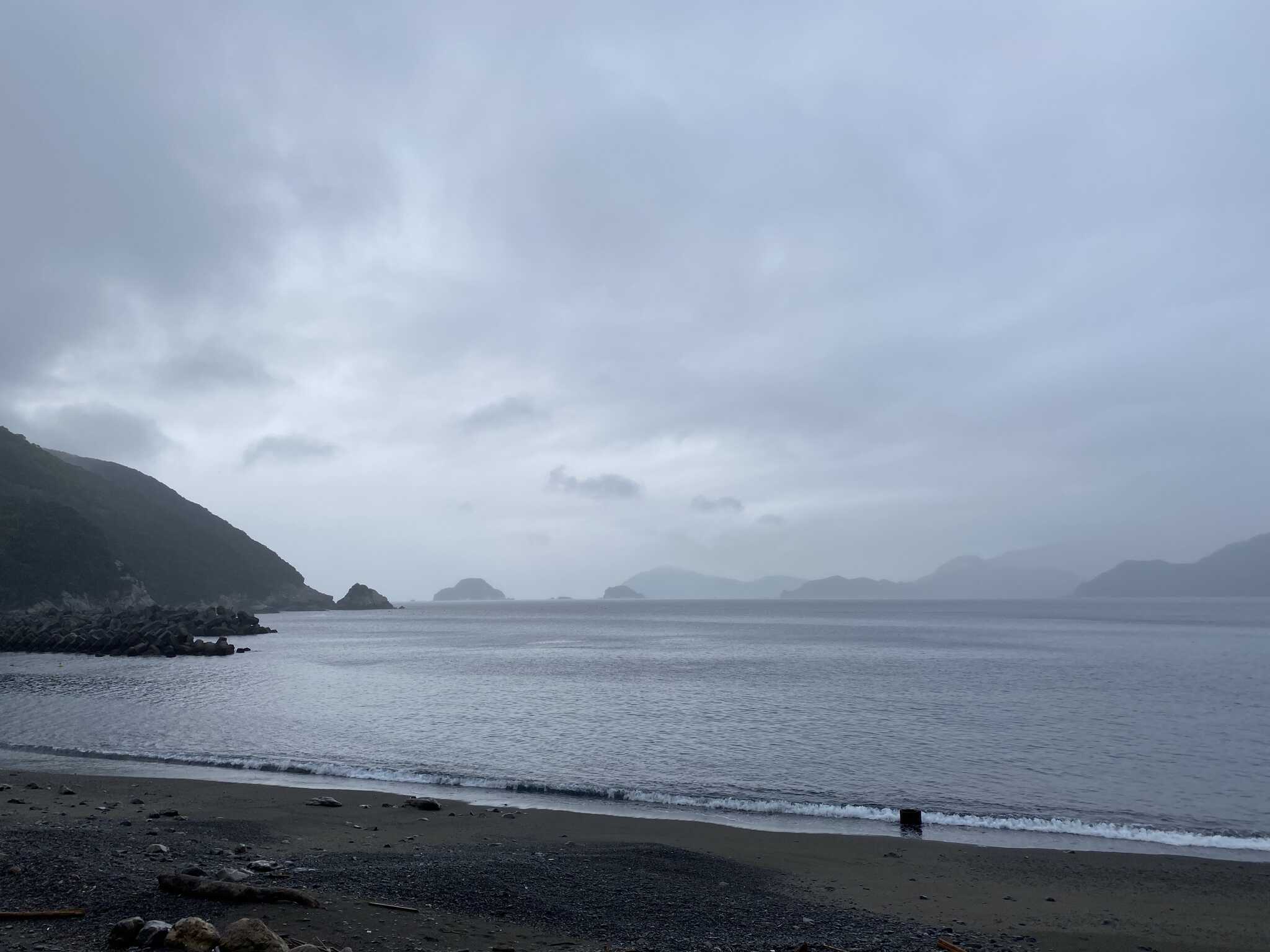 近くの浜辺