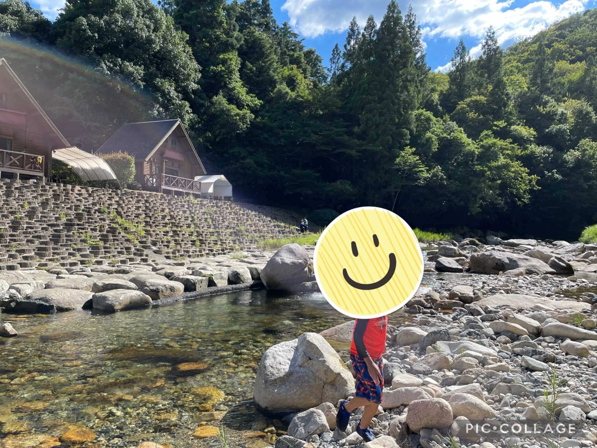川遊び