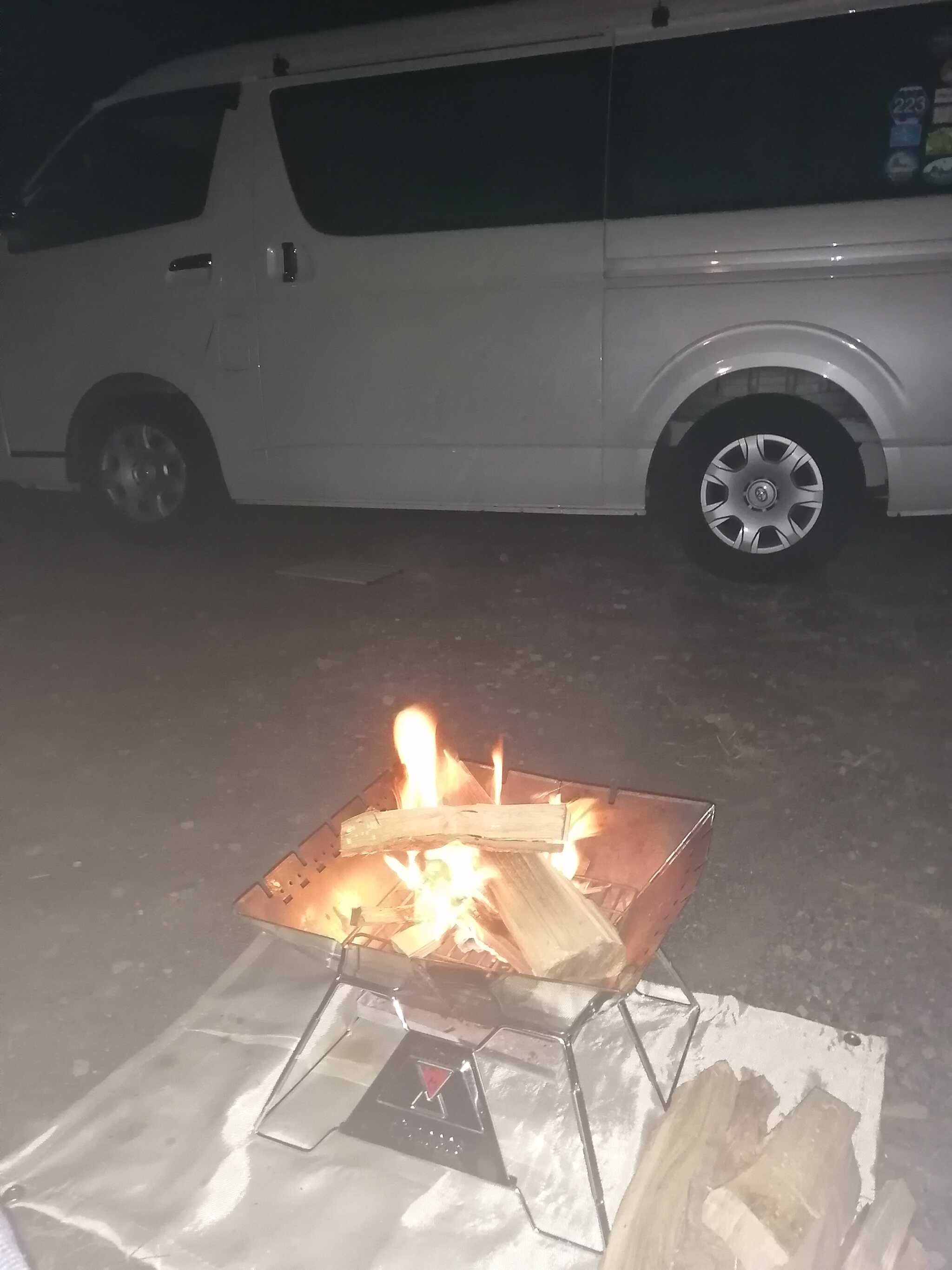 焚き火