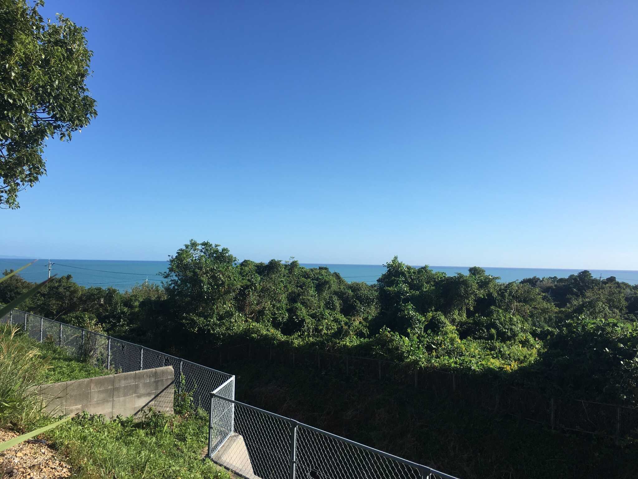 高台で景色がとても良い