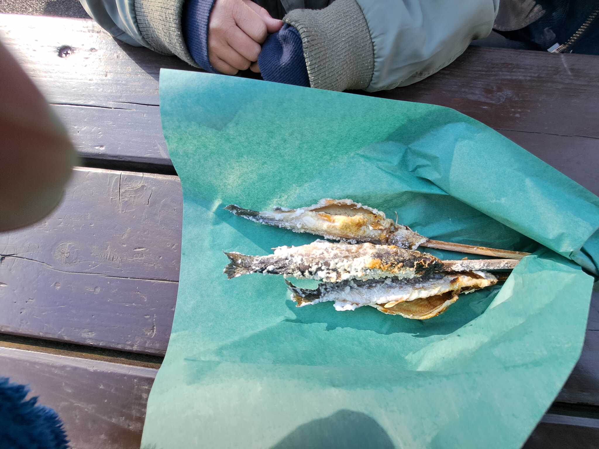 ニジマス塩焼き
