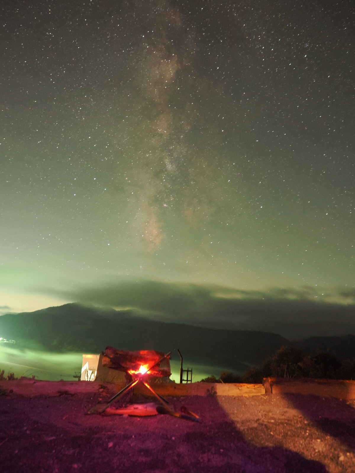 サイトからの星空