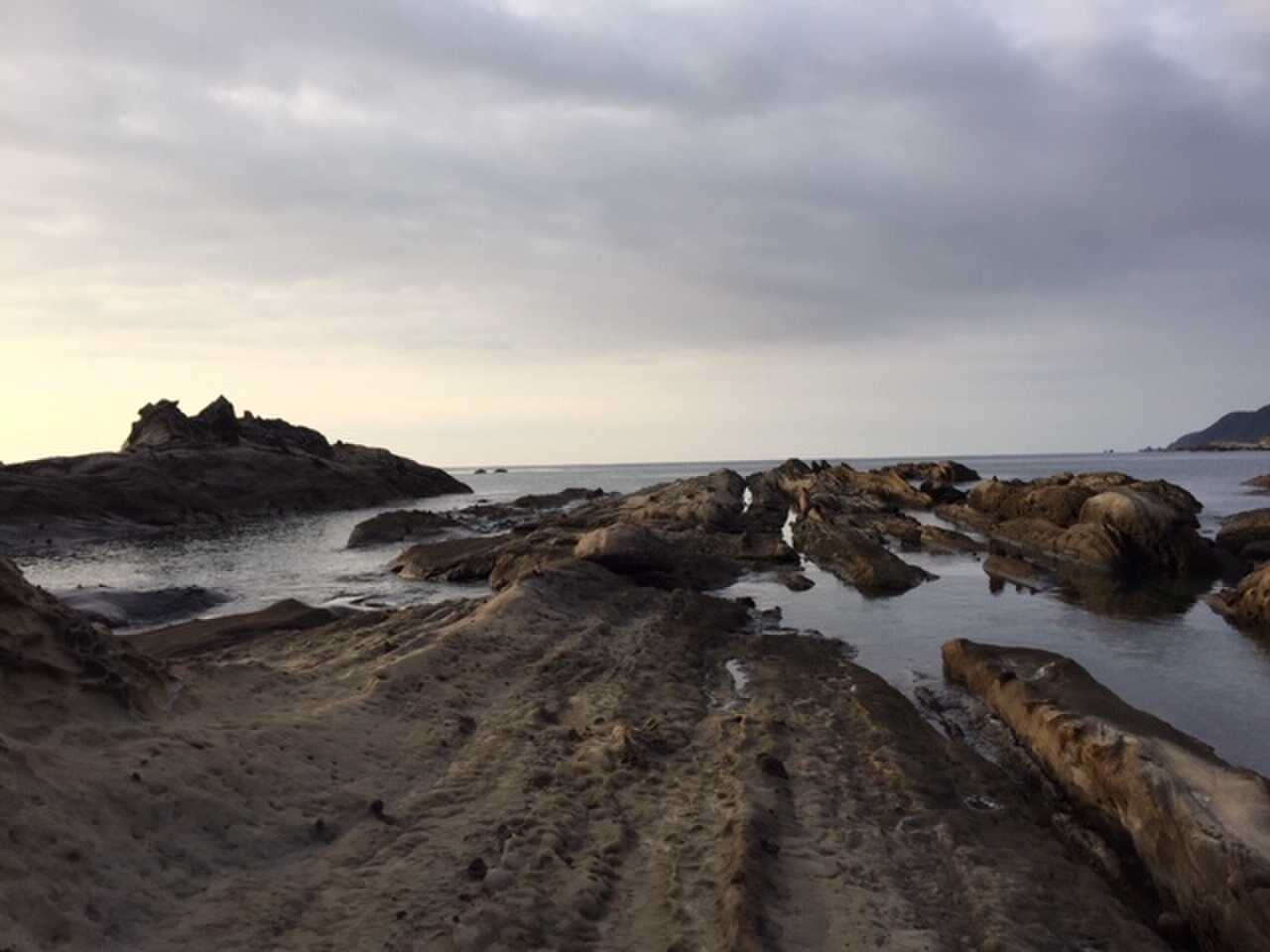 浸食された海岸
