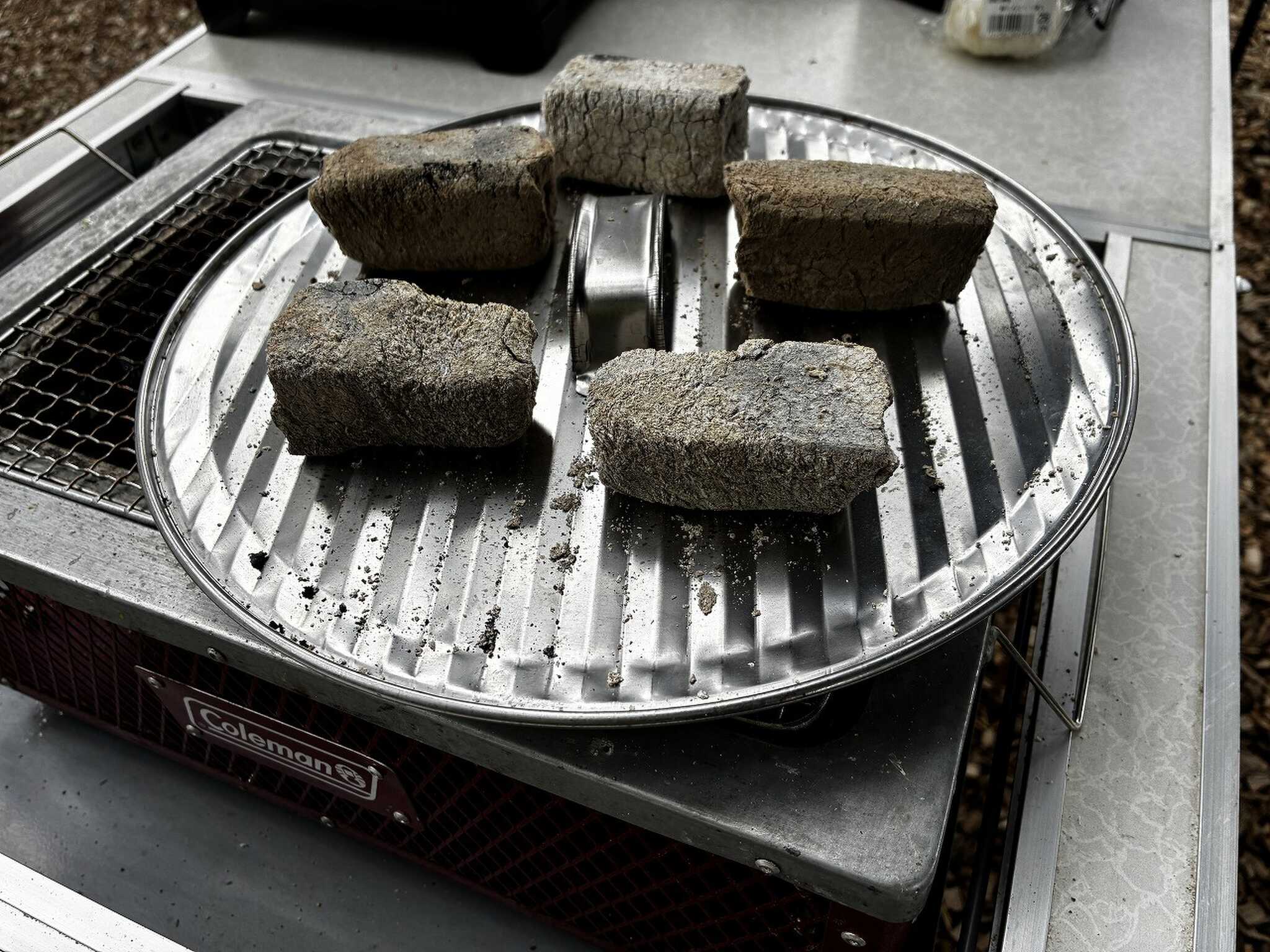 ピザを焼いて・・・