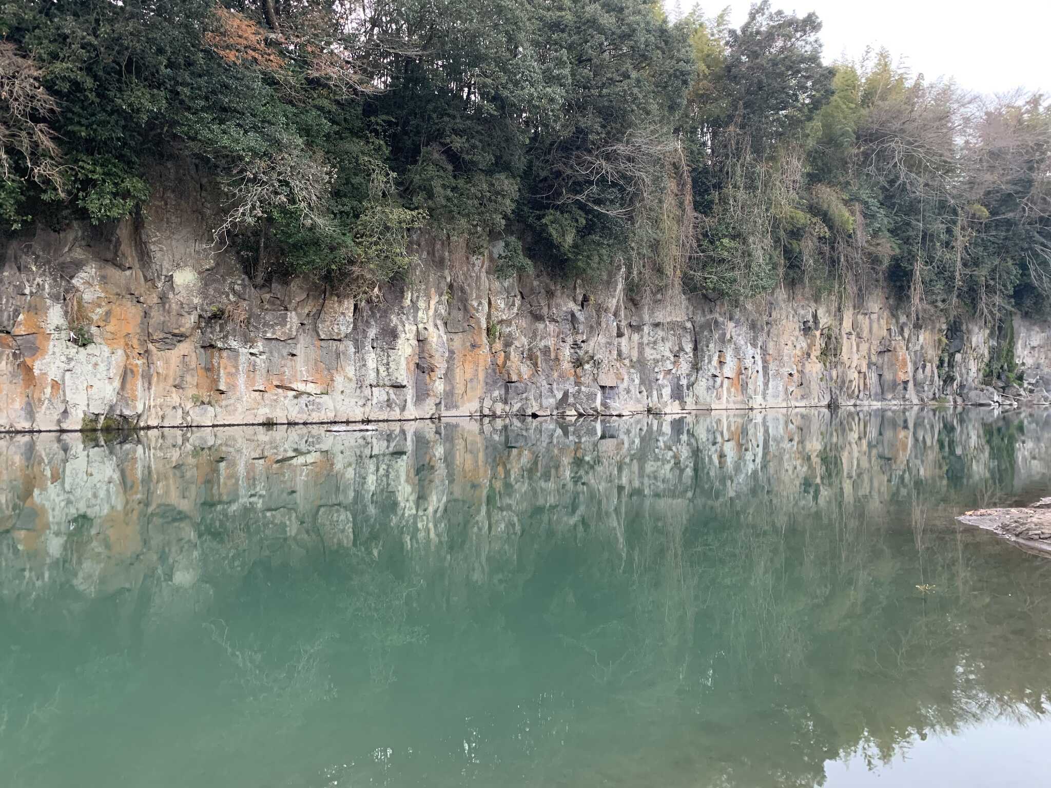 玖珠川の川面