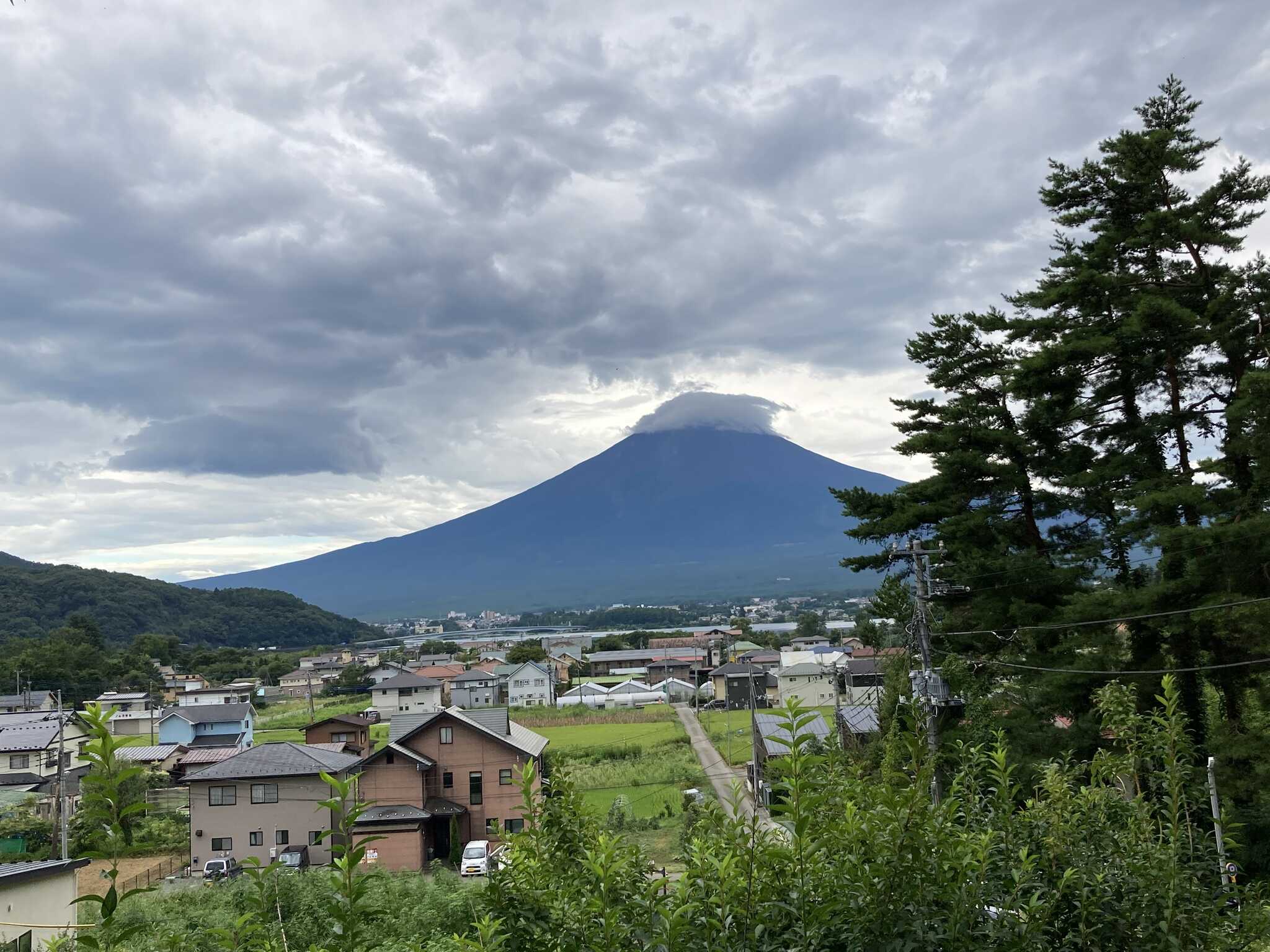 サイトからの富士山