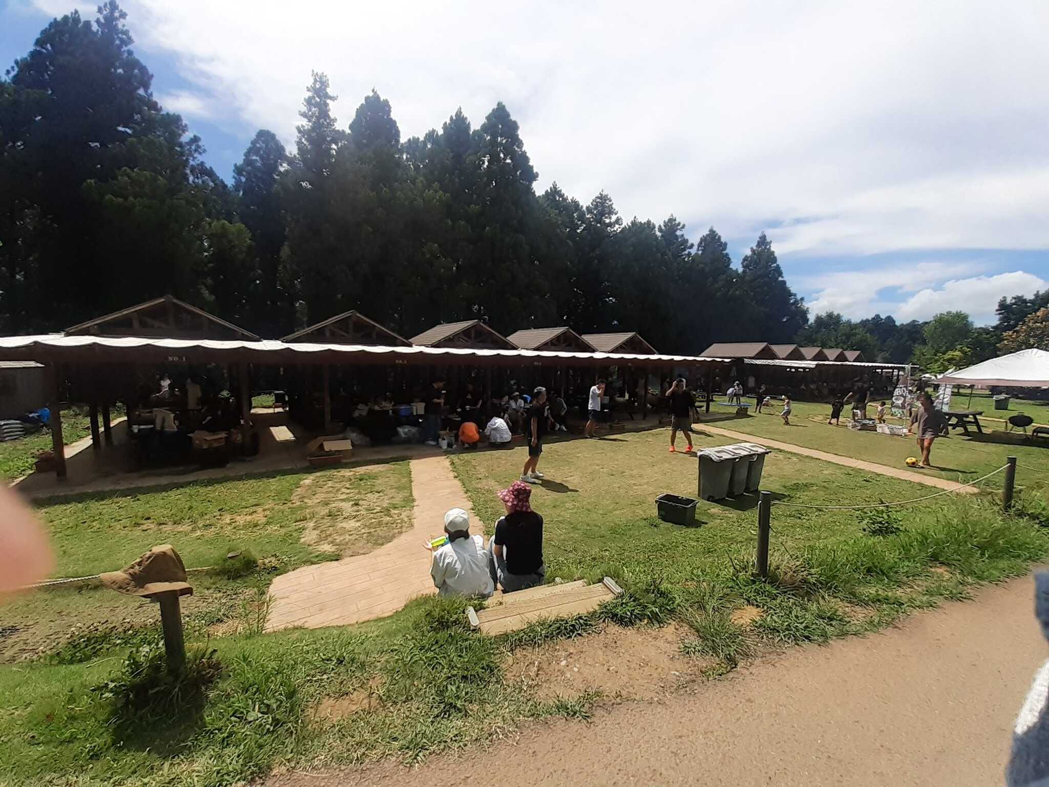 BBQ場の全景