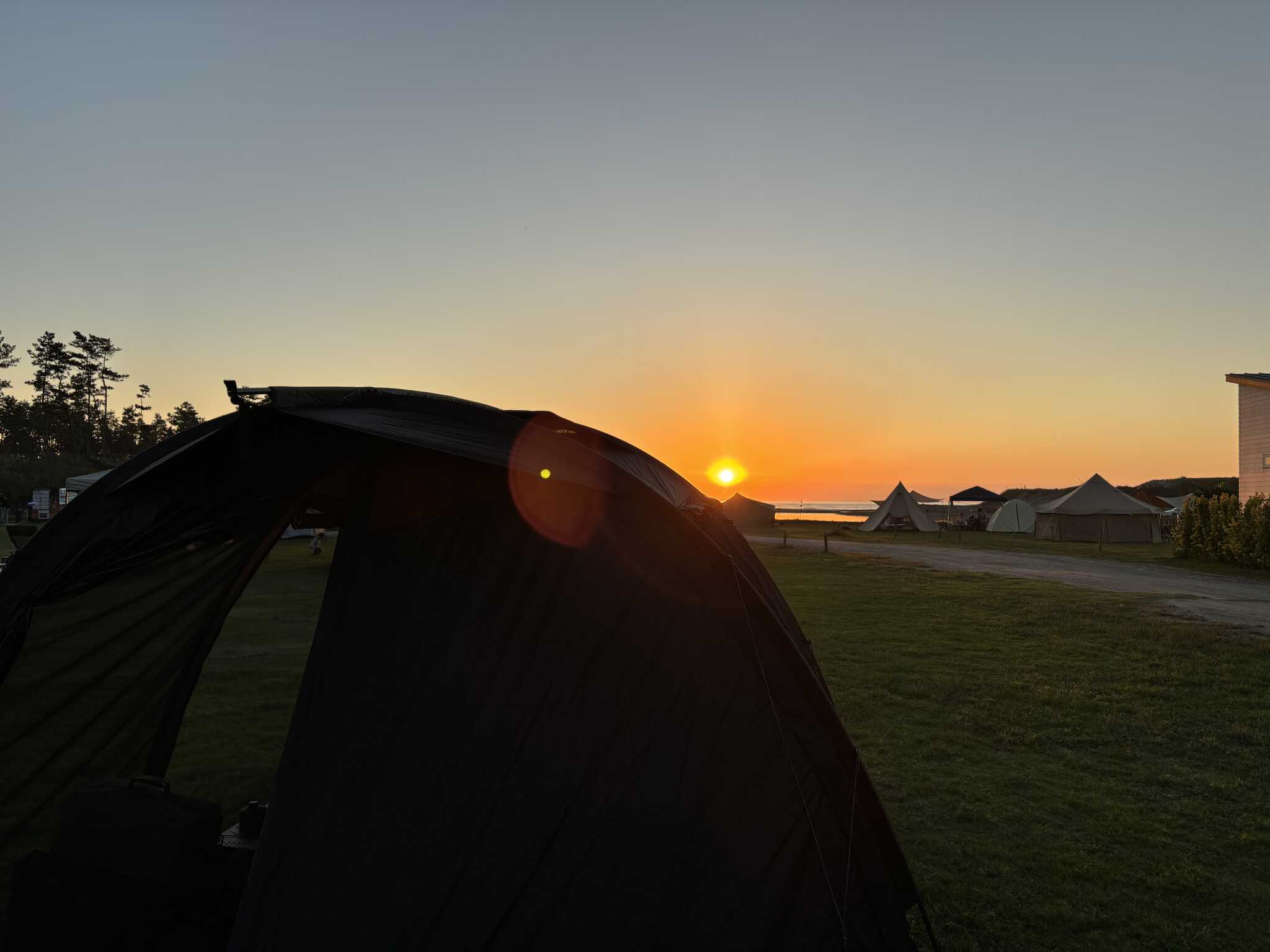 夕日
