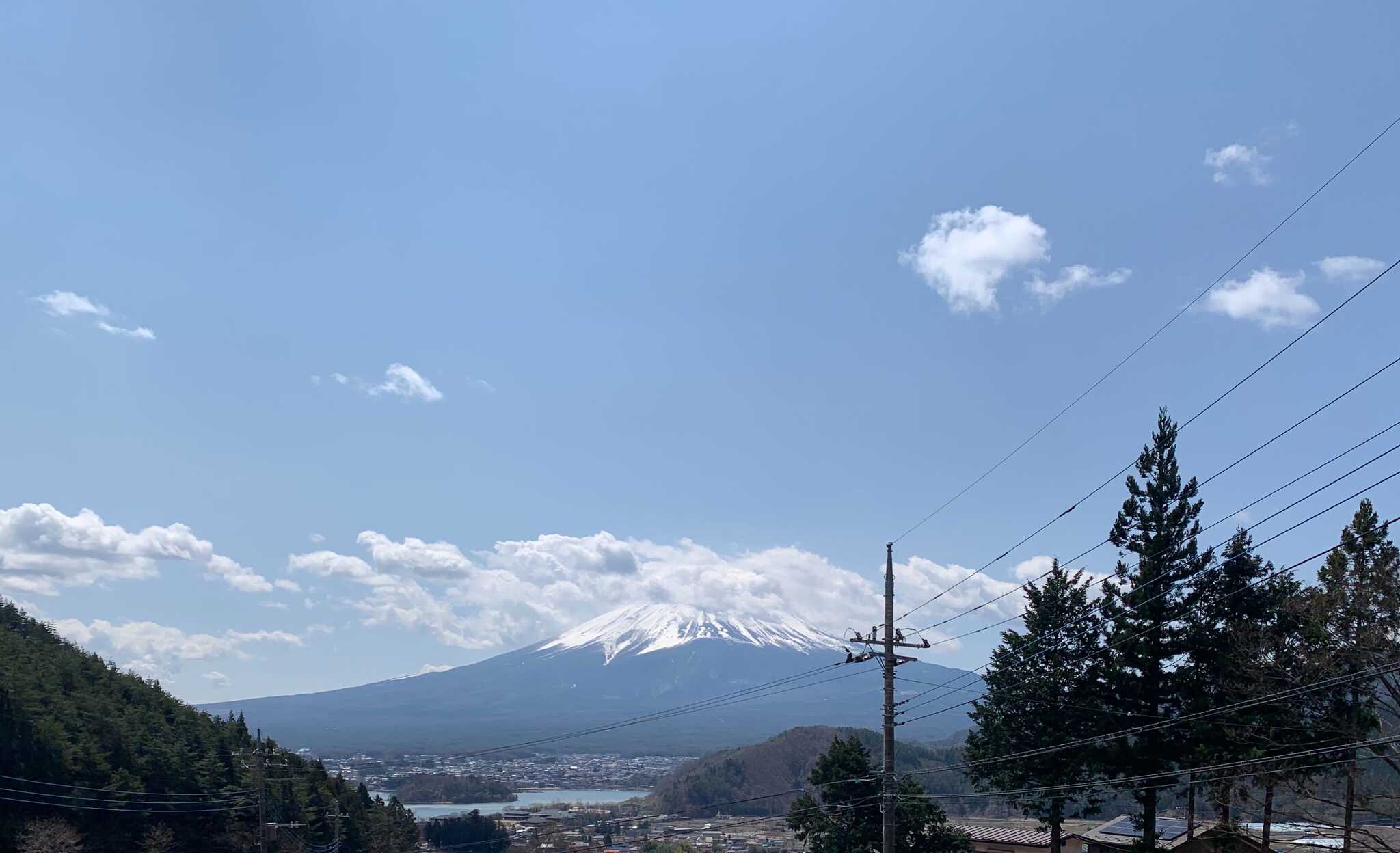 部屋のデッキからの写真