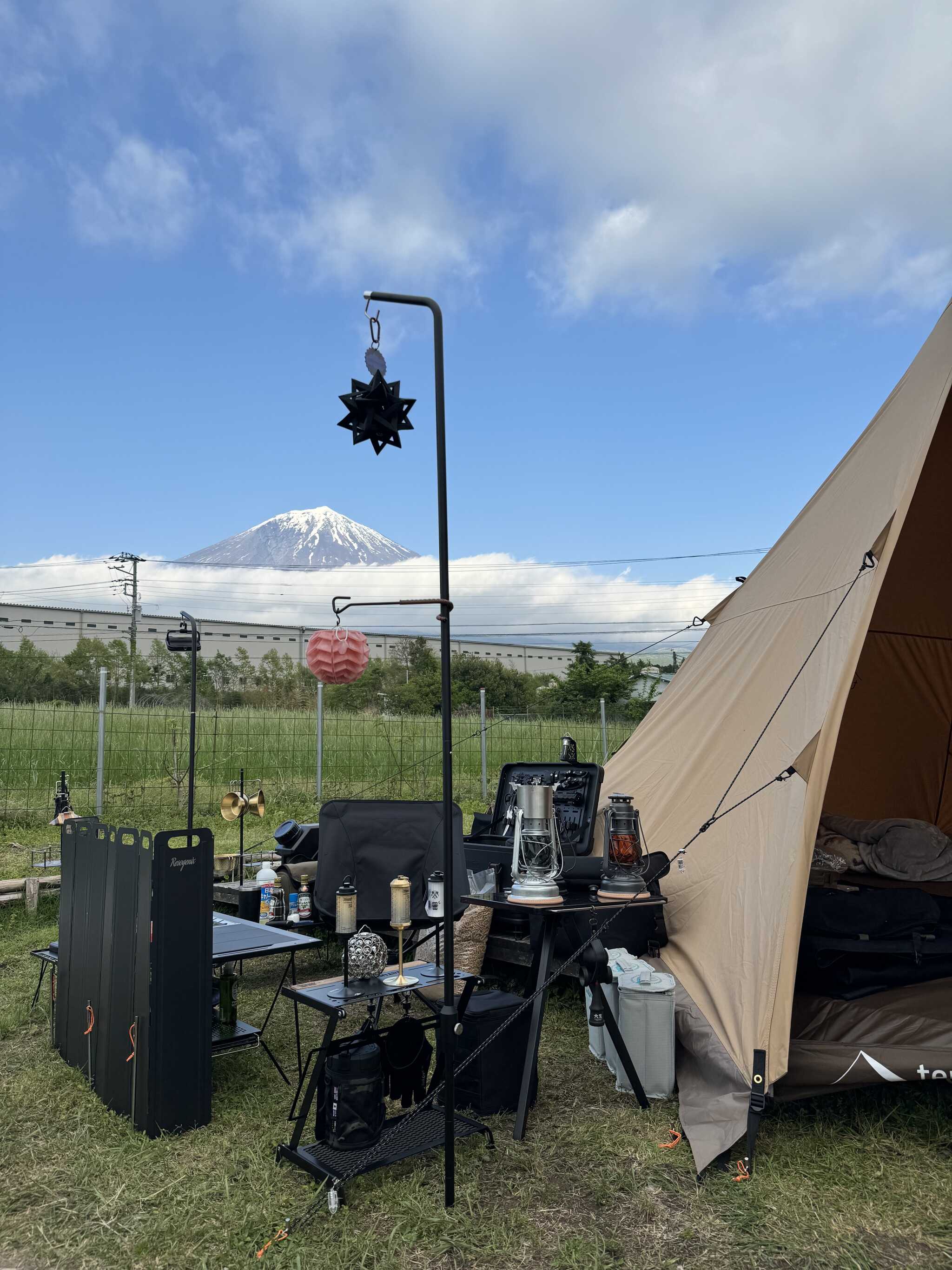 ウッドデッキより 富士山