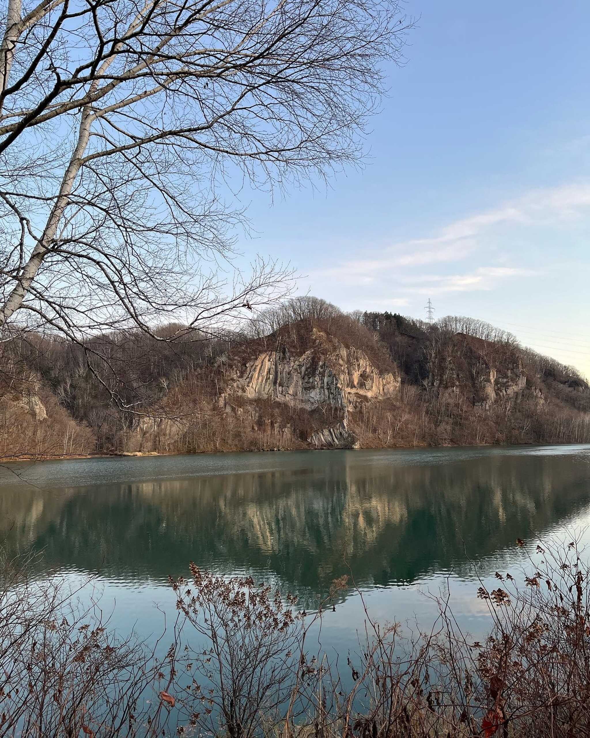 目の前のくったり湖