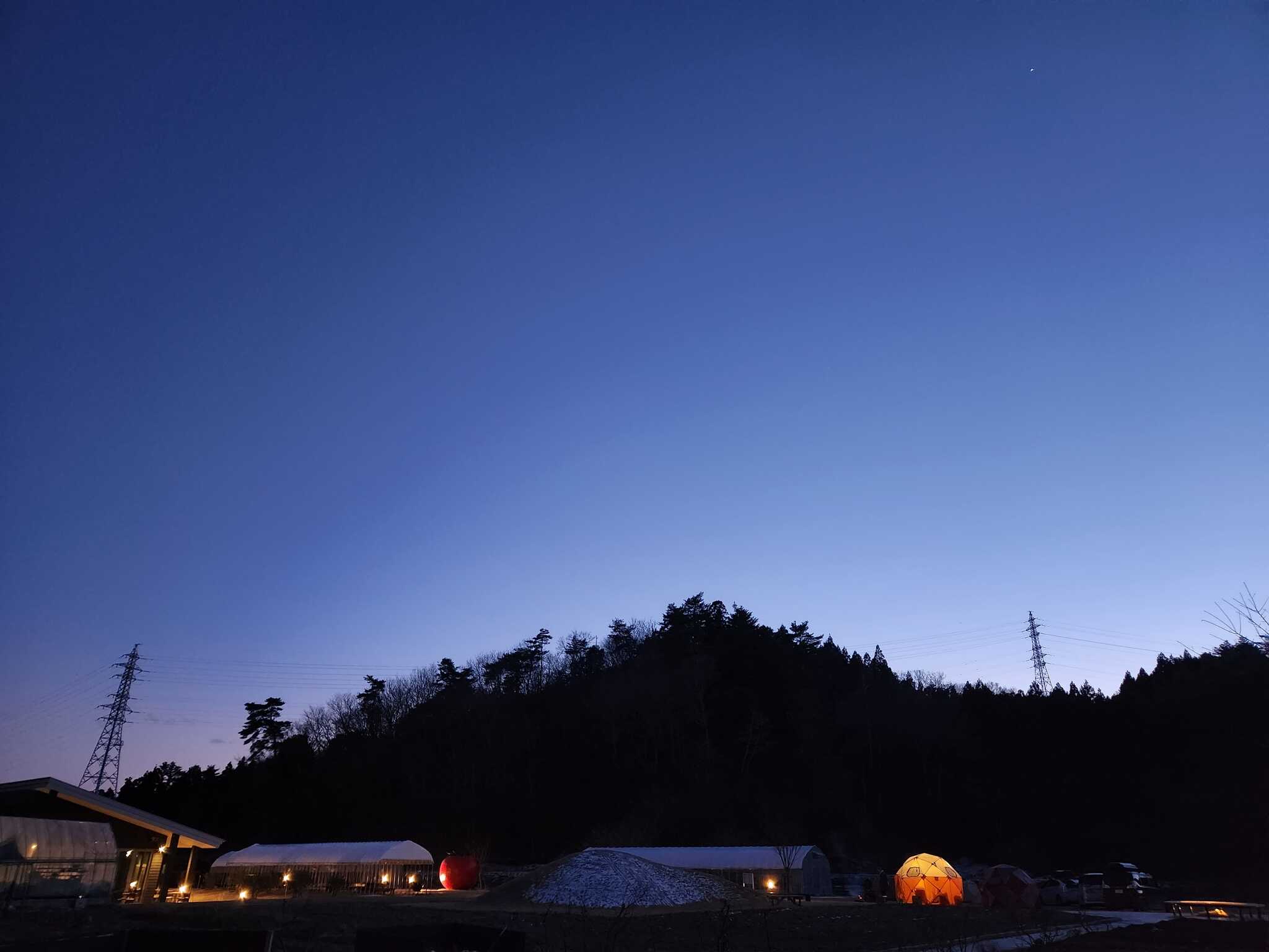 夕暮れ