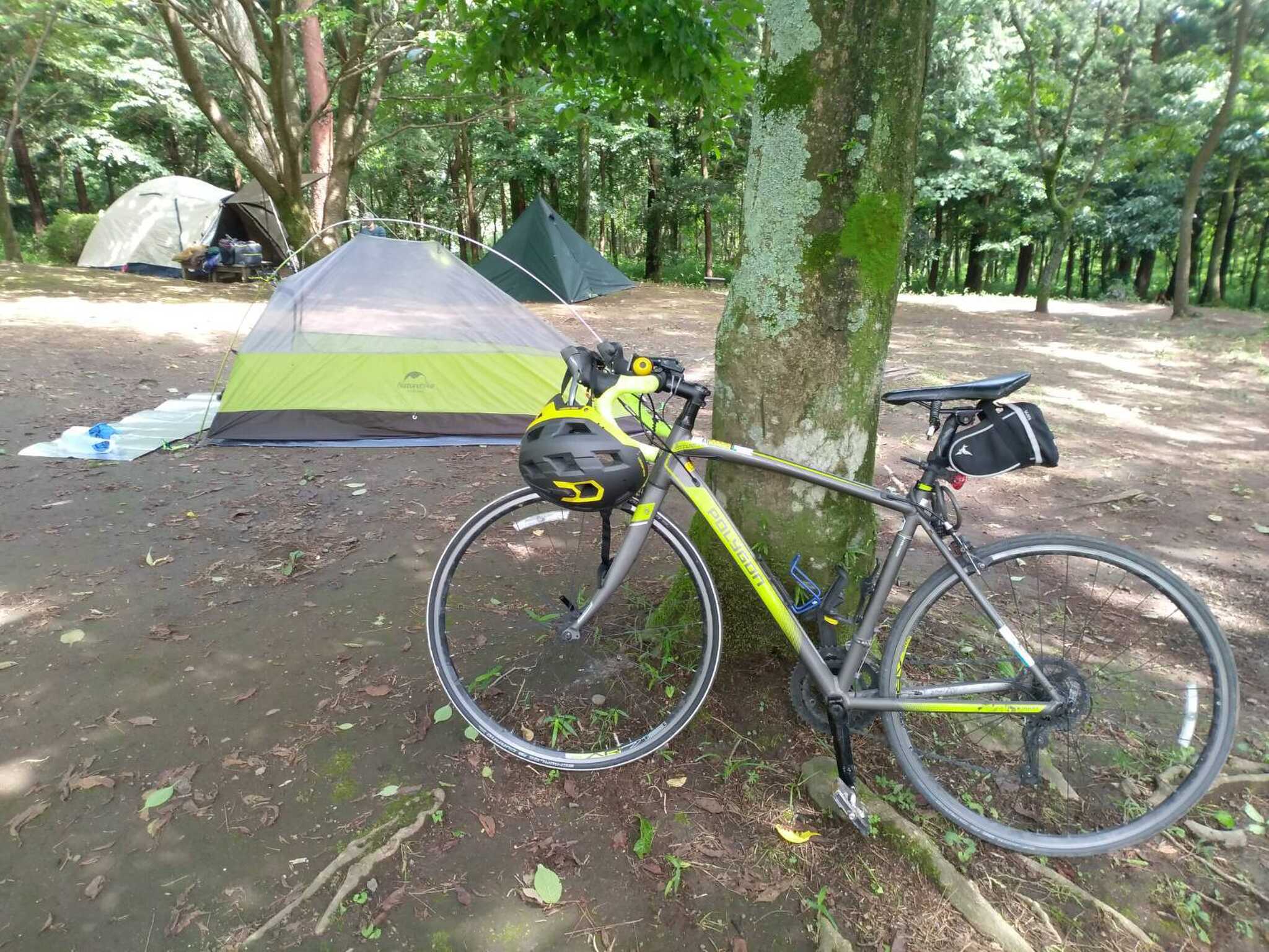 Solo Camping with Polygon-chan at Kaze no Sato