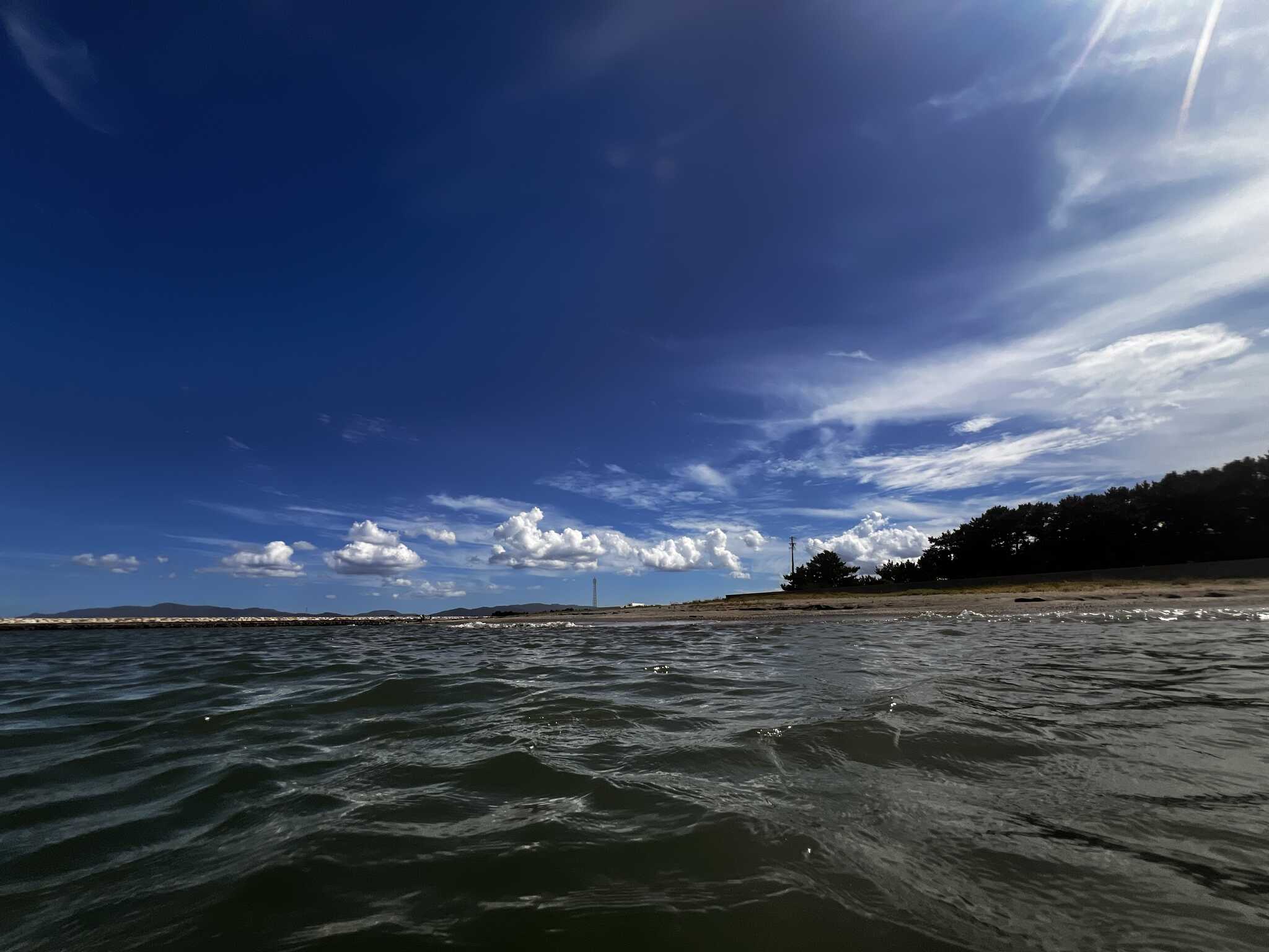 海の中からの景色