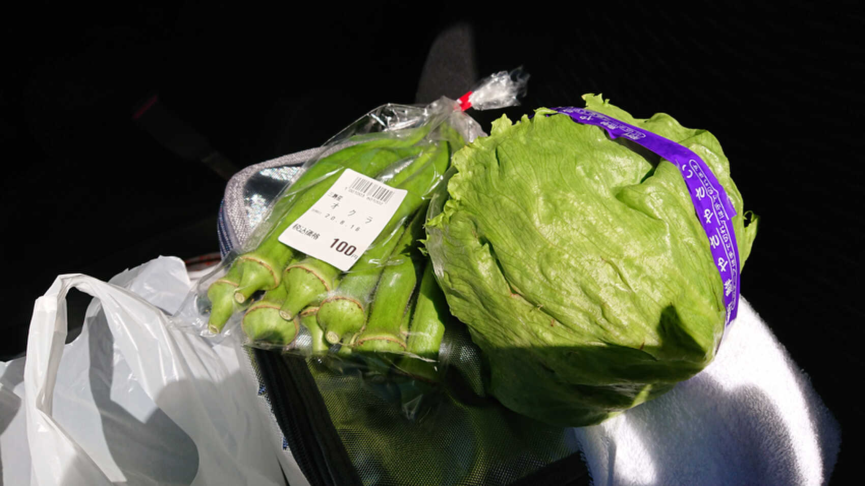 近隣で購入した野菜