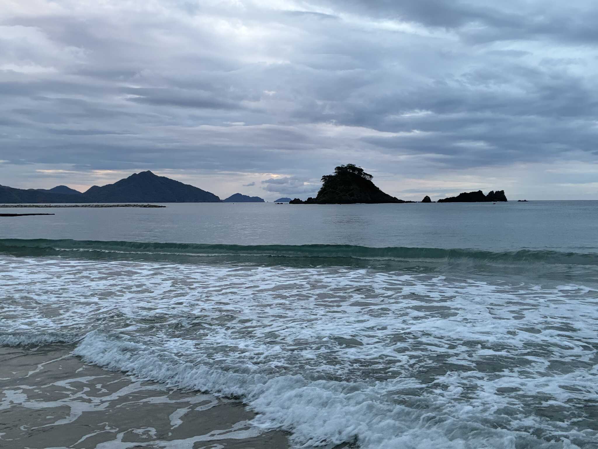 目の前の海