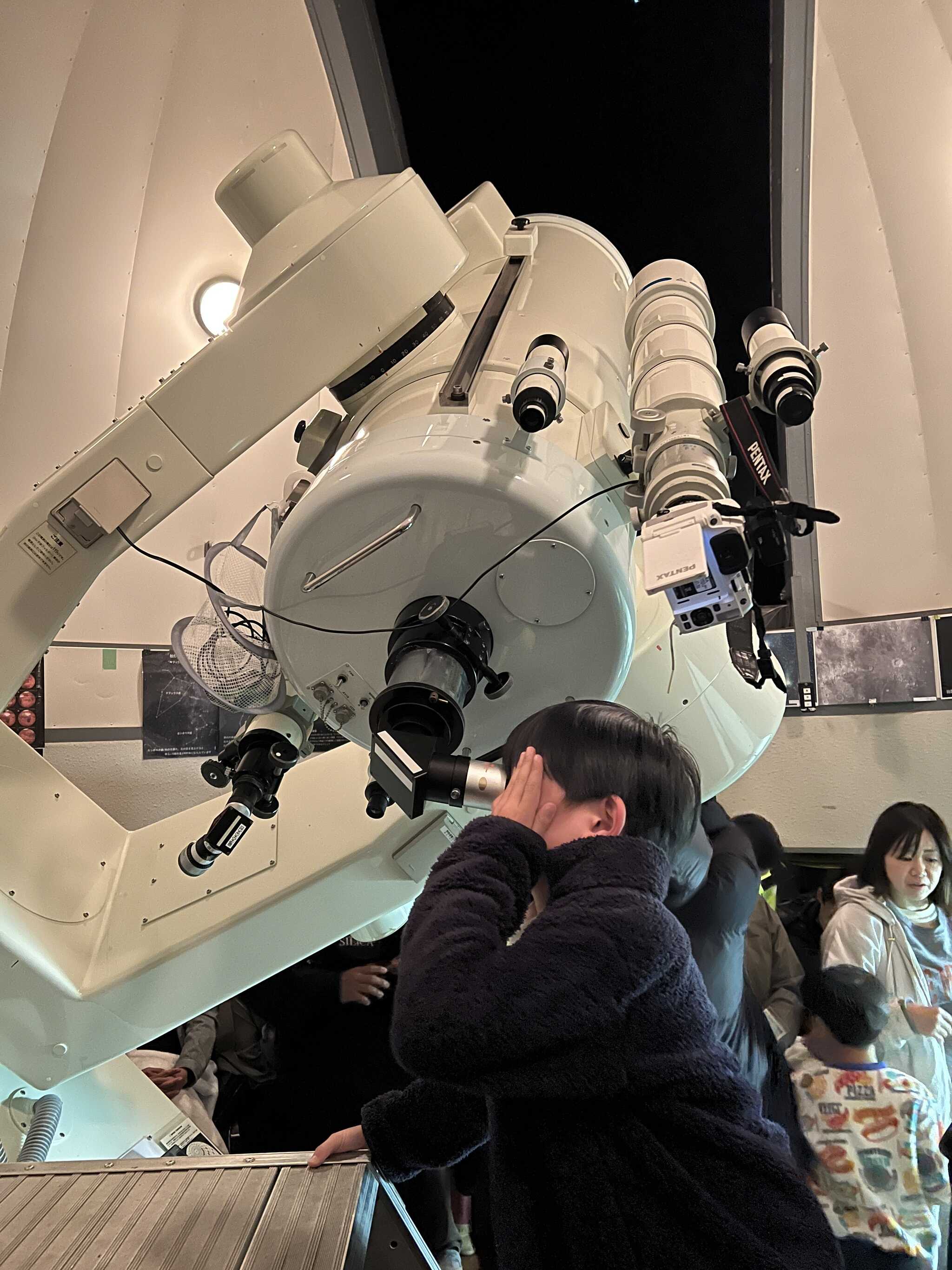 徒歩圏内にある天文台もこのキャンプ場の魅力の一つ