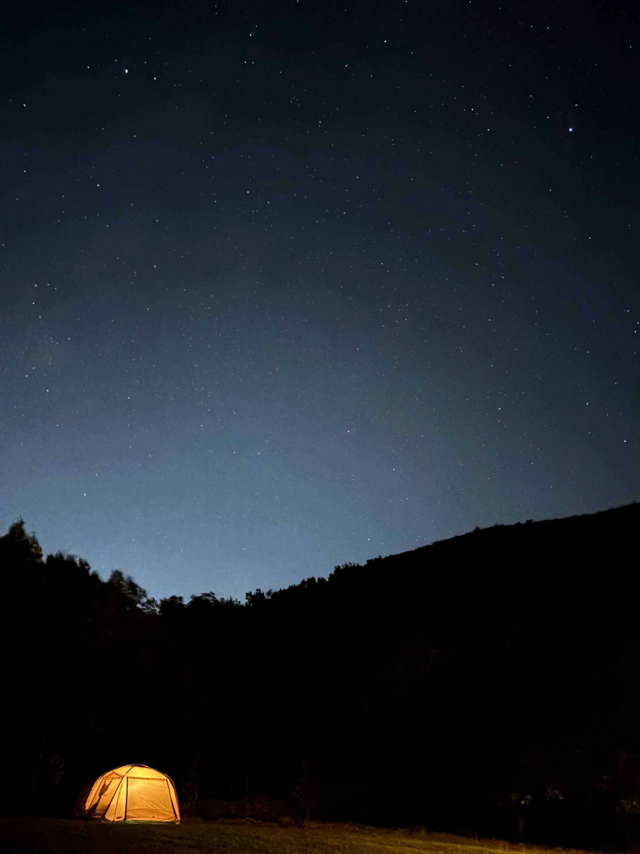 星空がとても綺麗でした