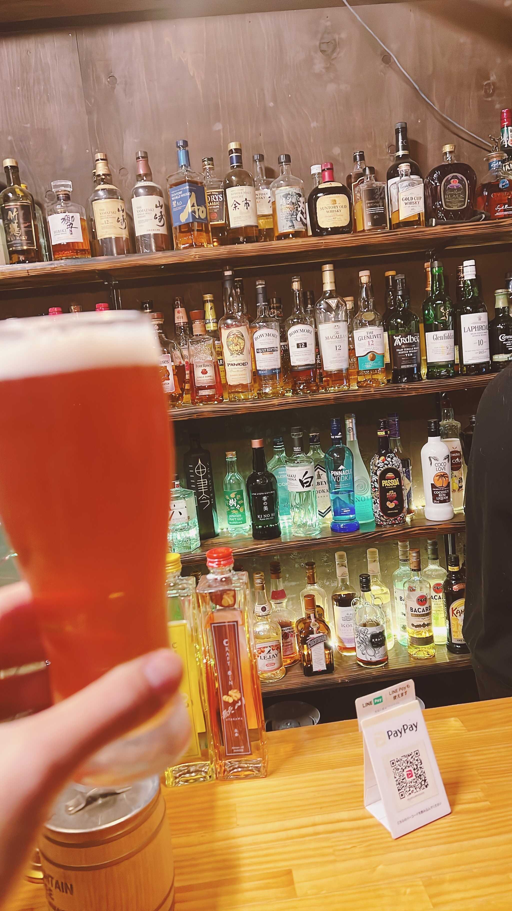 管理棟横のBAR