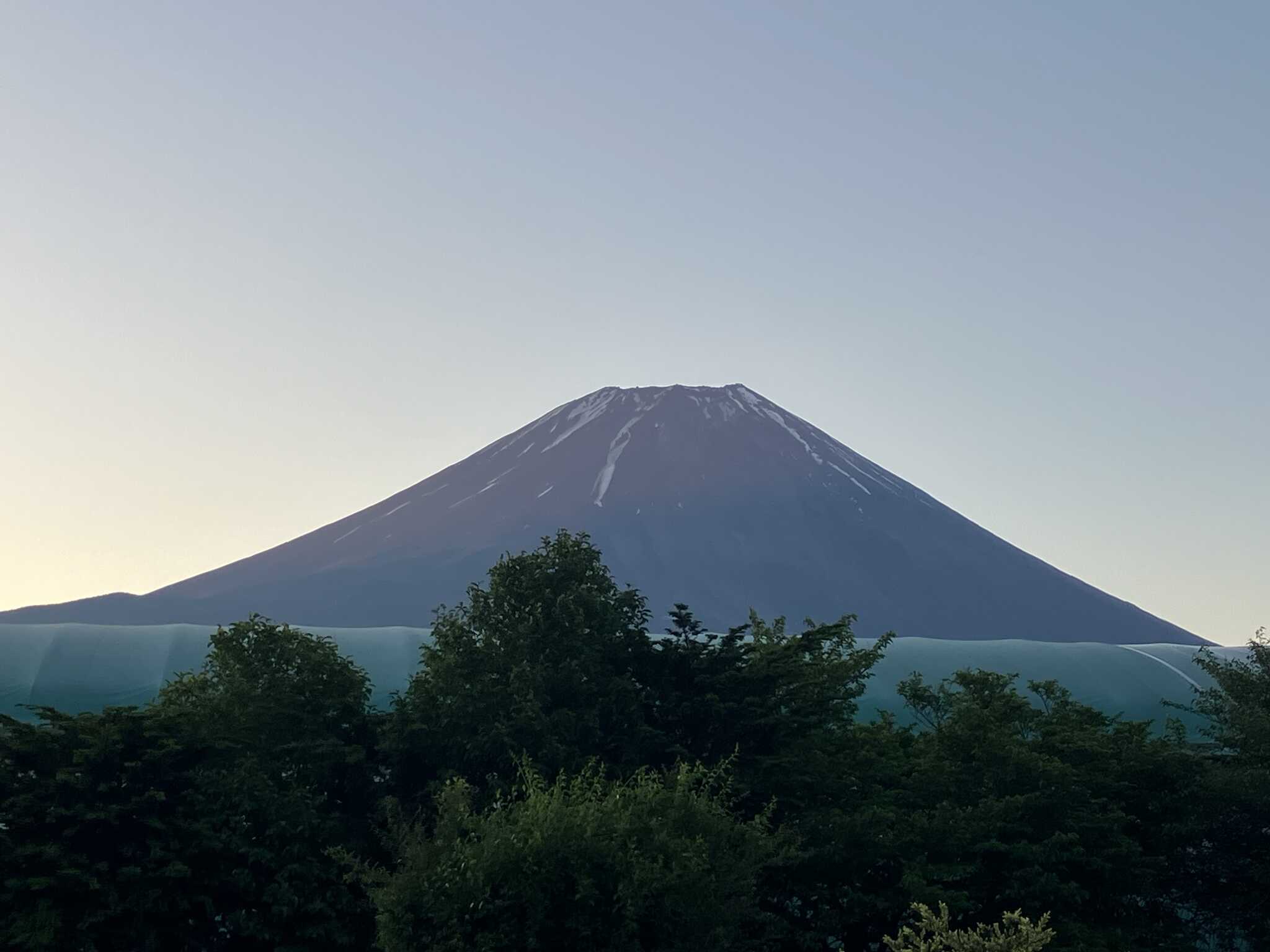 サイトからの富士山
