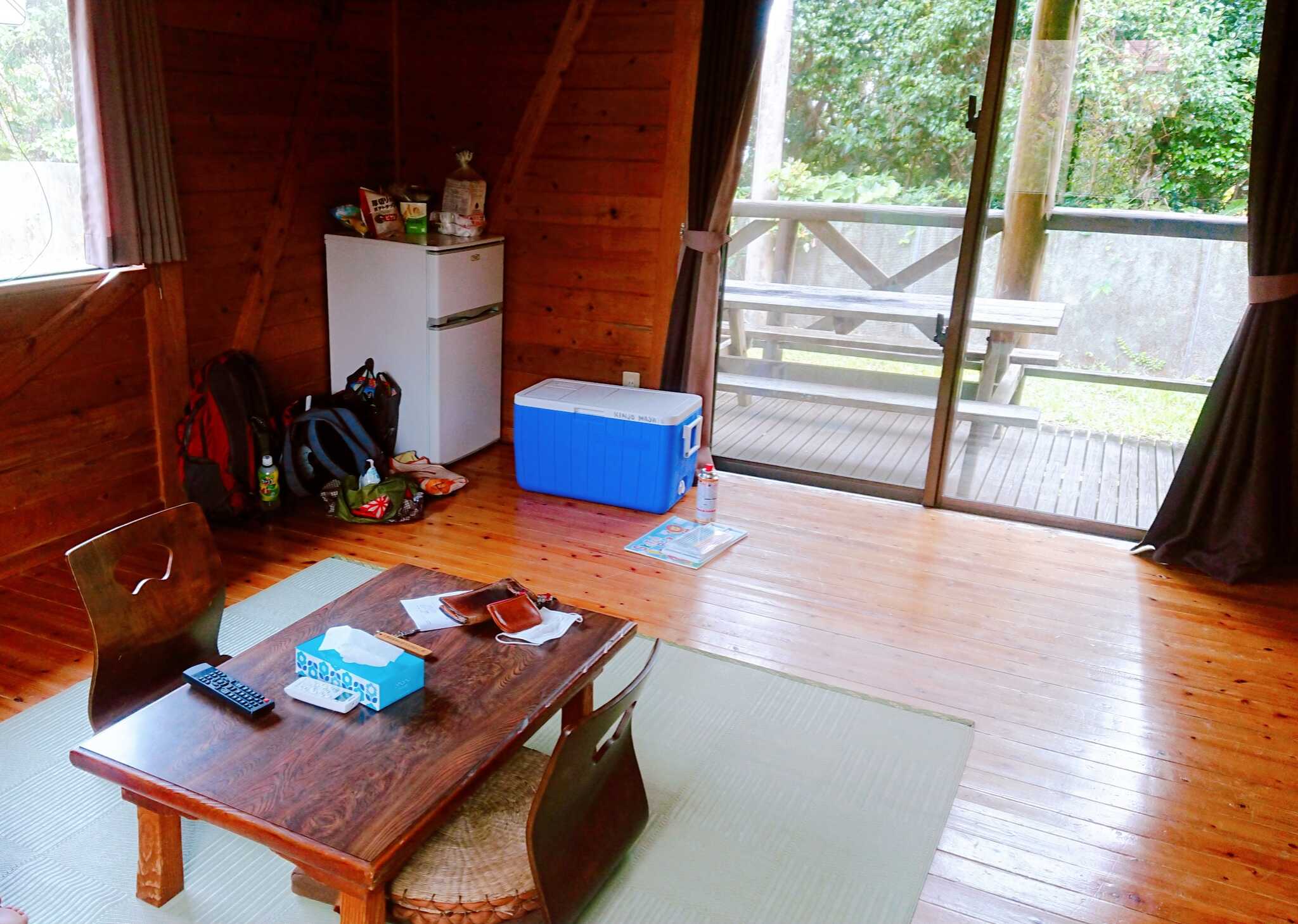 コテージ小 二人だと広い