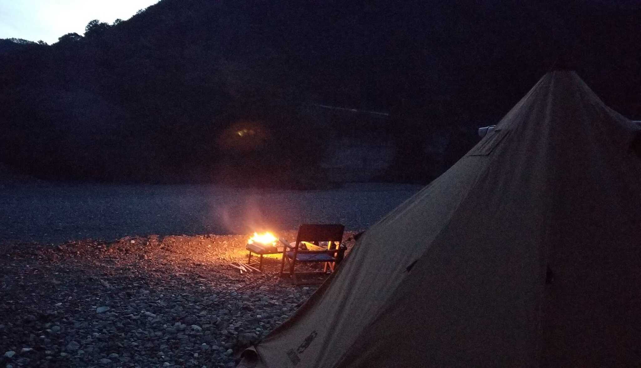 焚き火