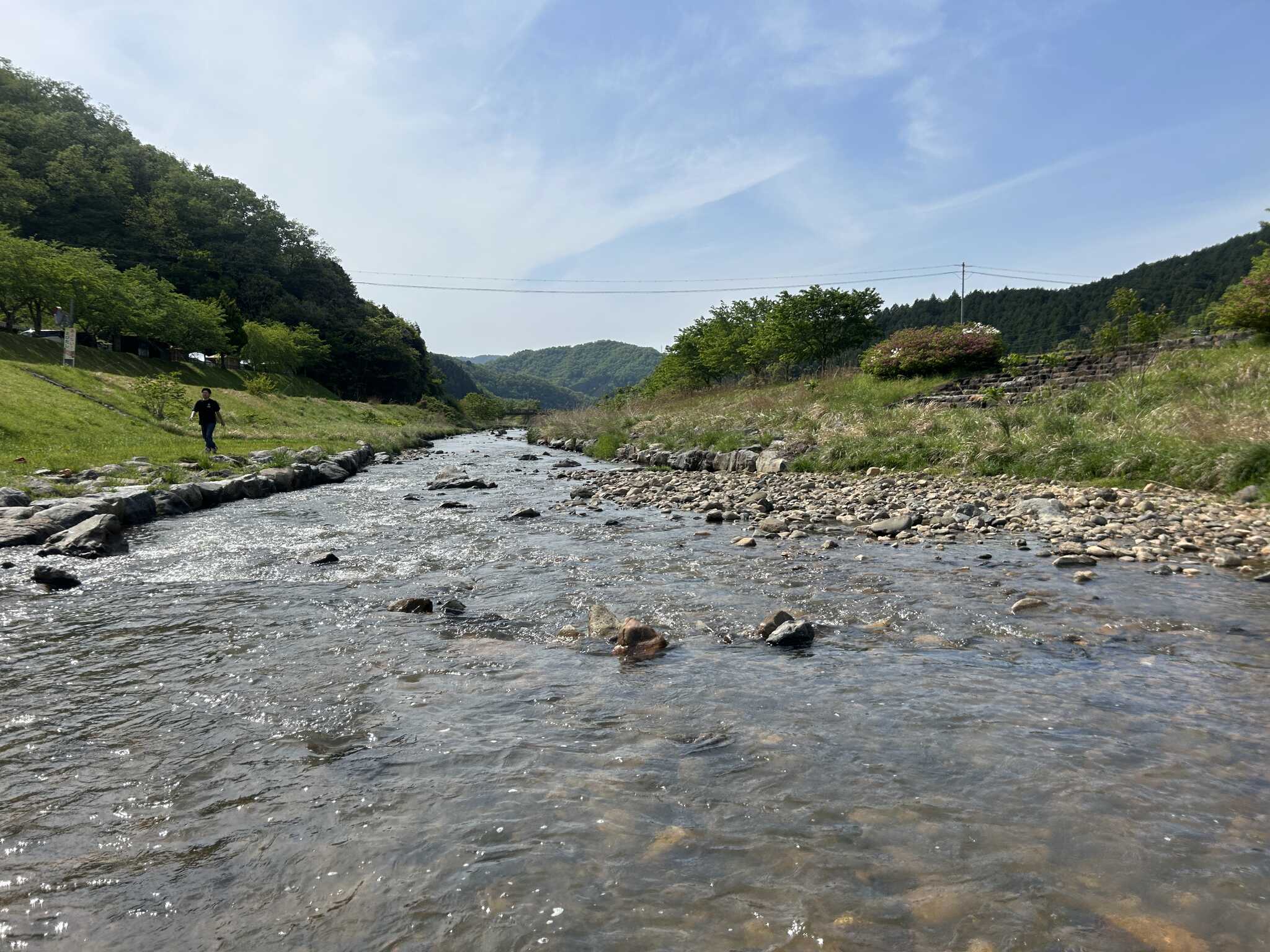川遊び出来ます