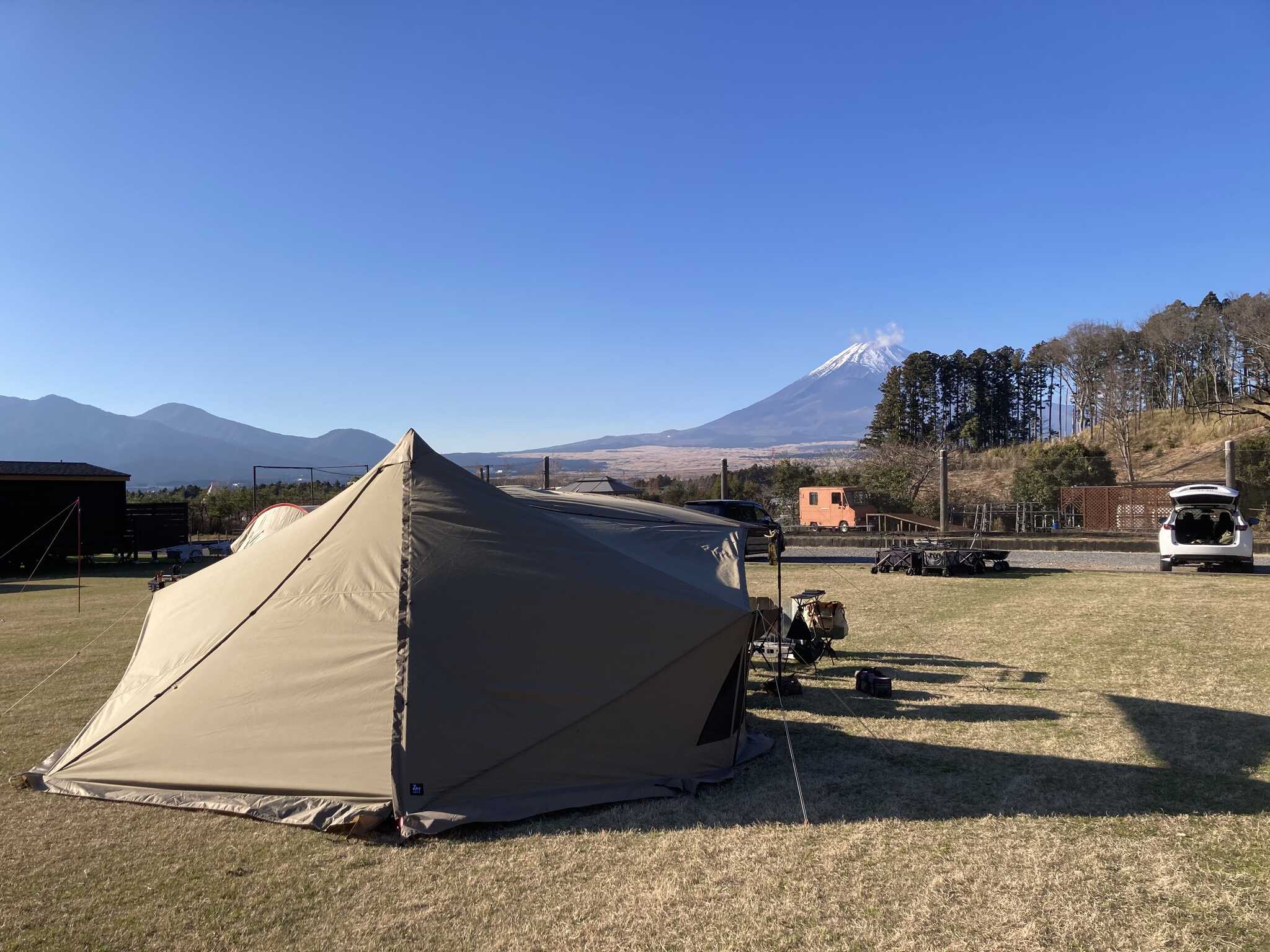 サイトからの富士山