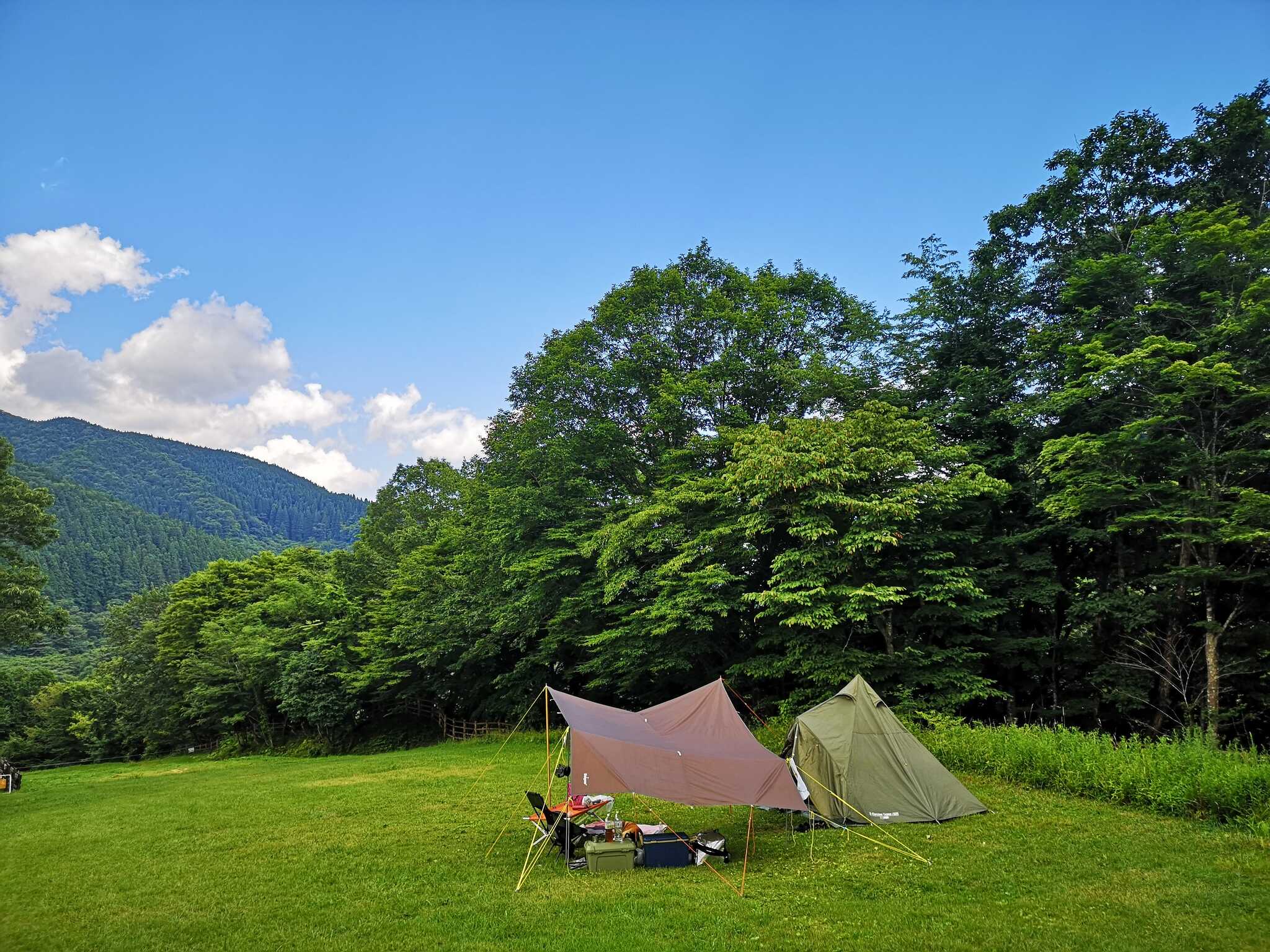 星もきれいなキャンプ場