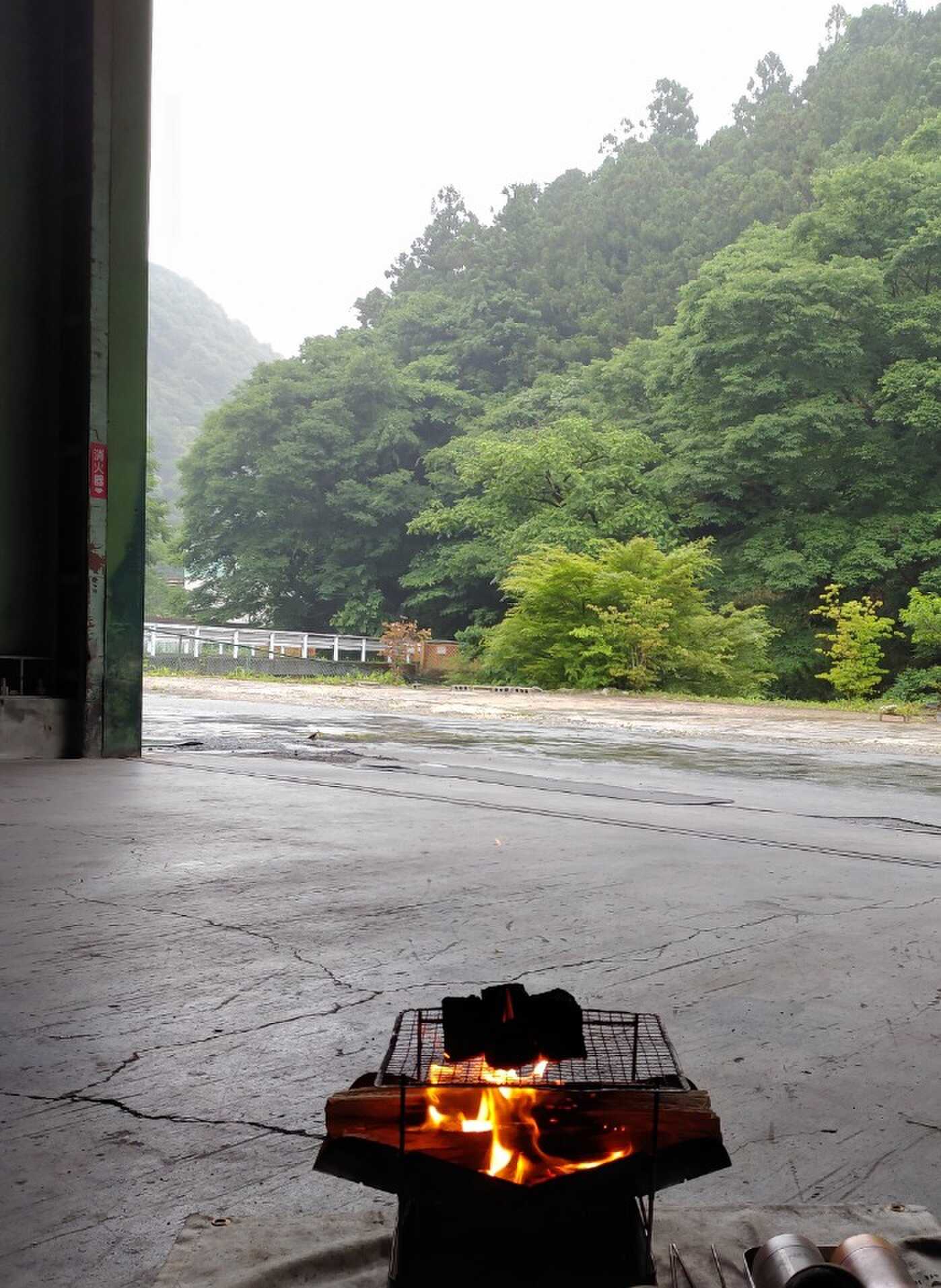 倉庫内からの眺め