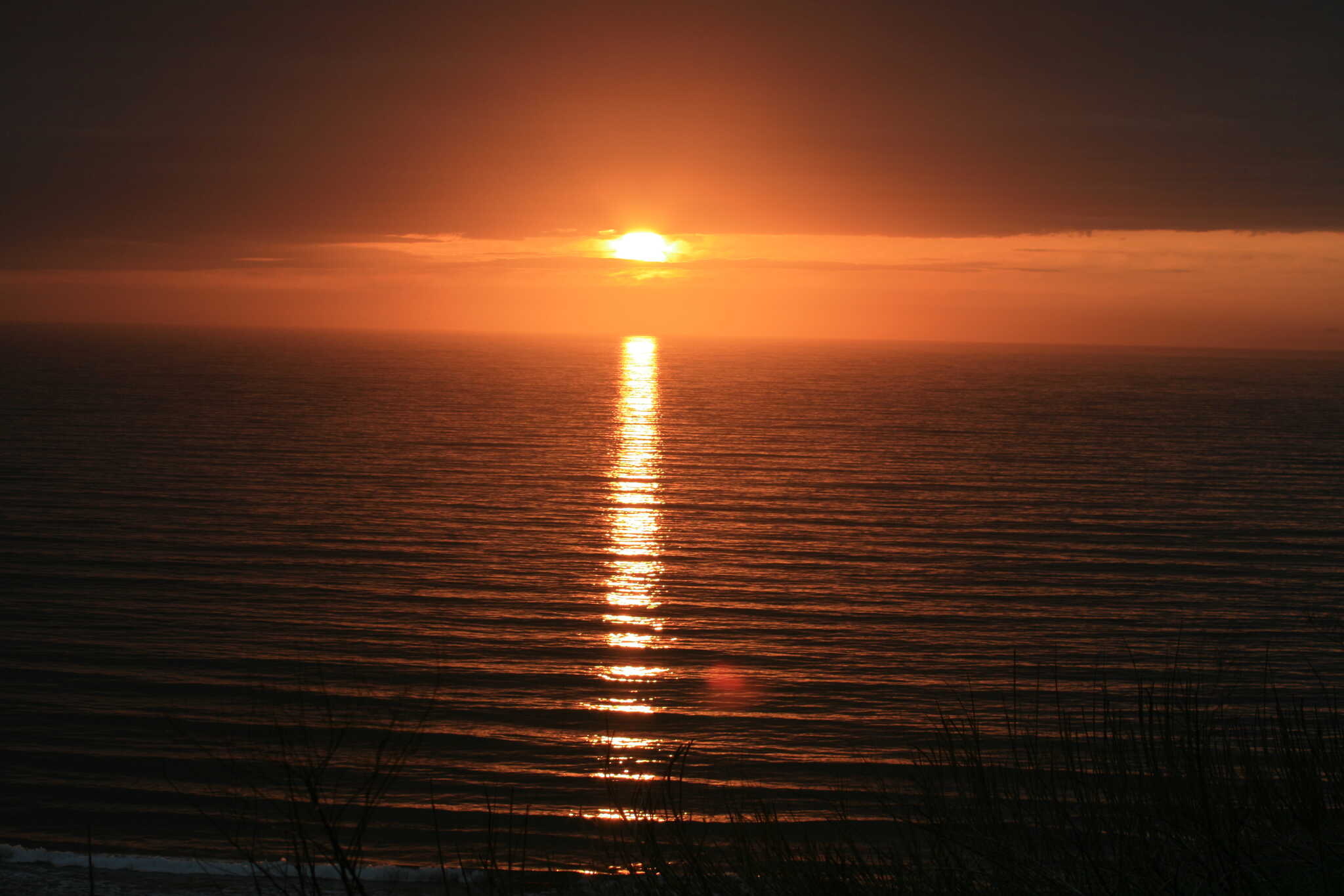 夕日
