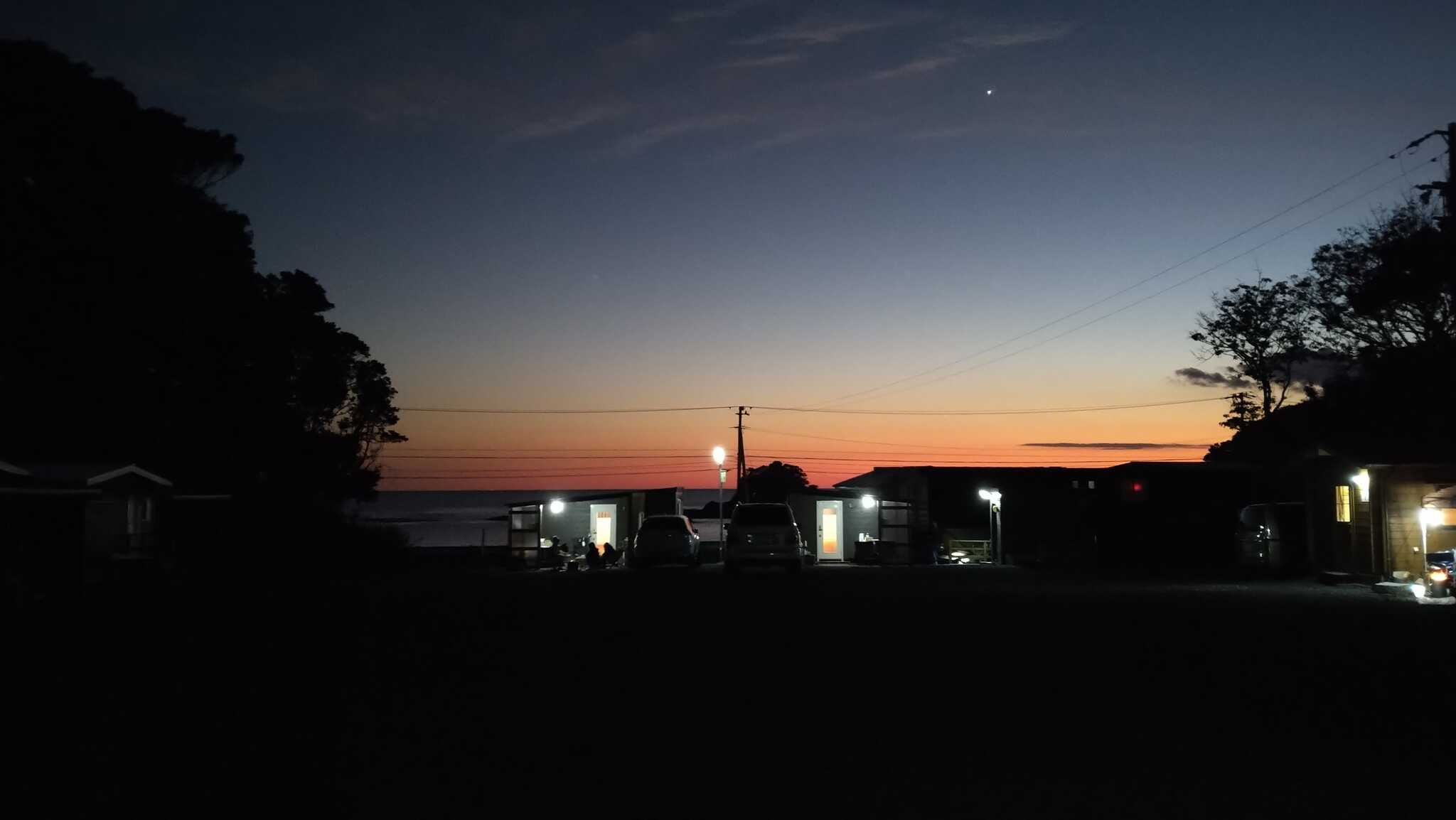 素敵な海の夕陽