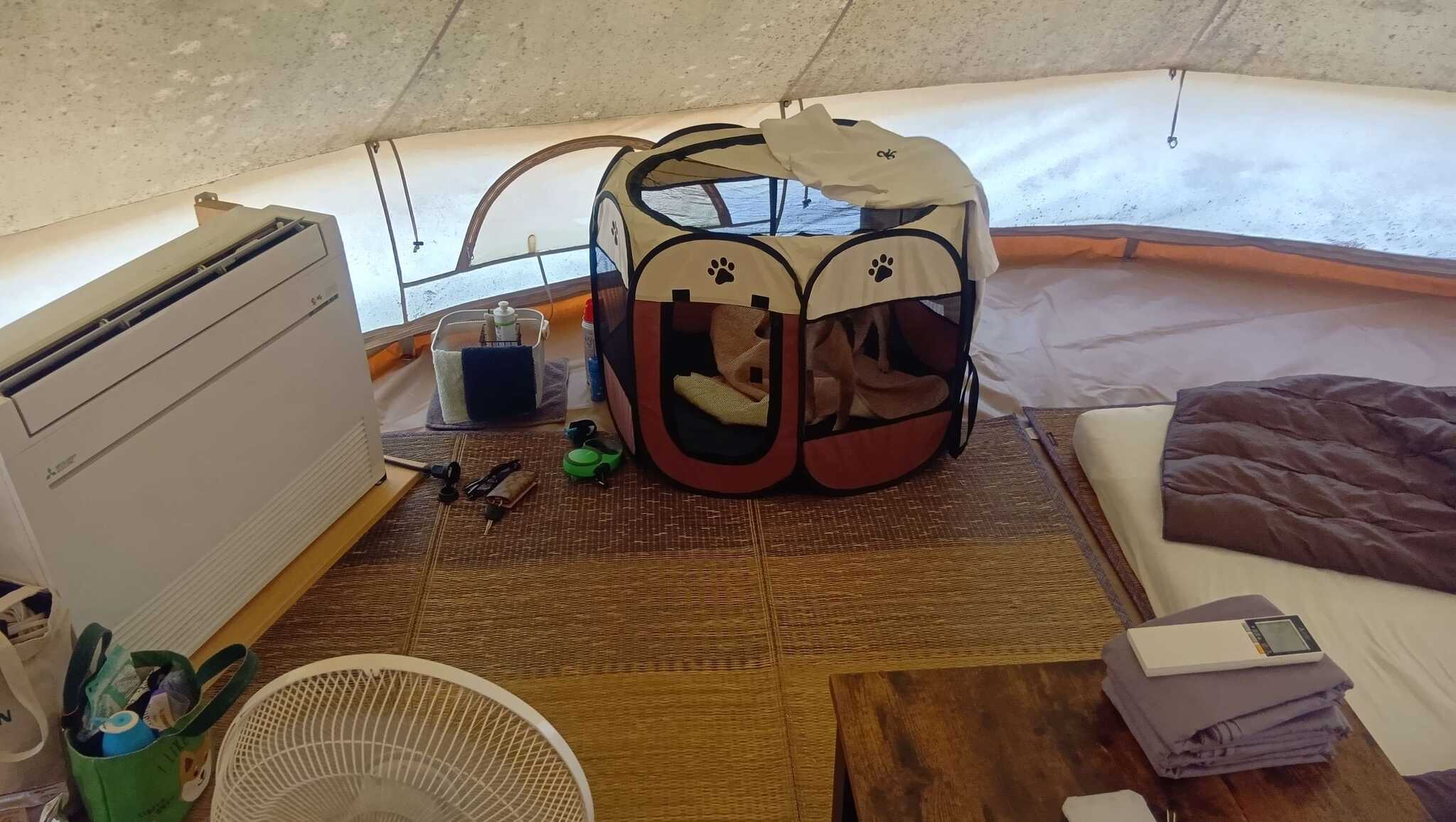 冷暖房完備で快適