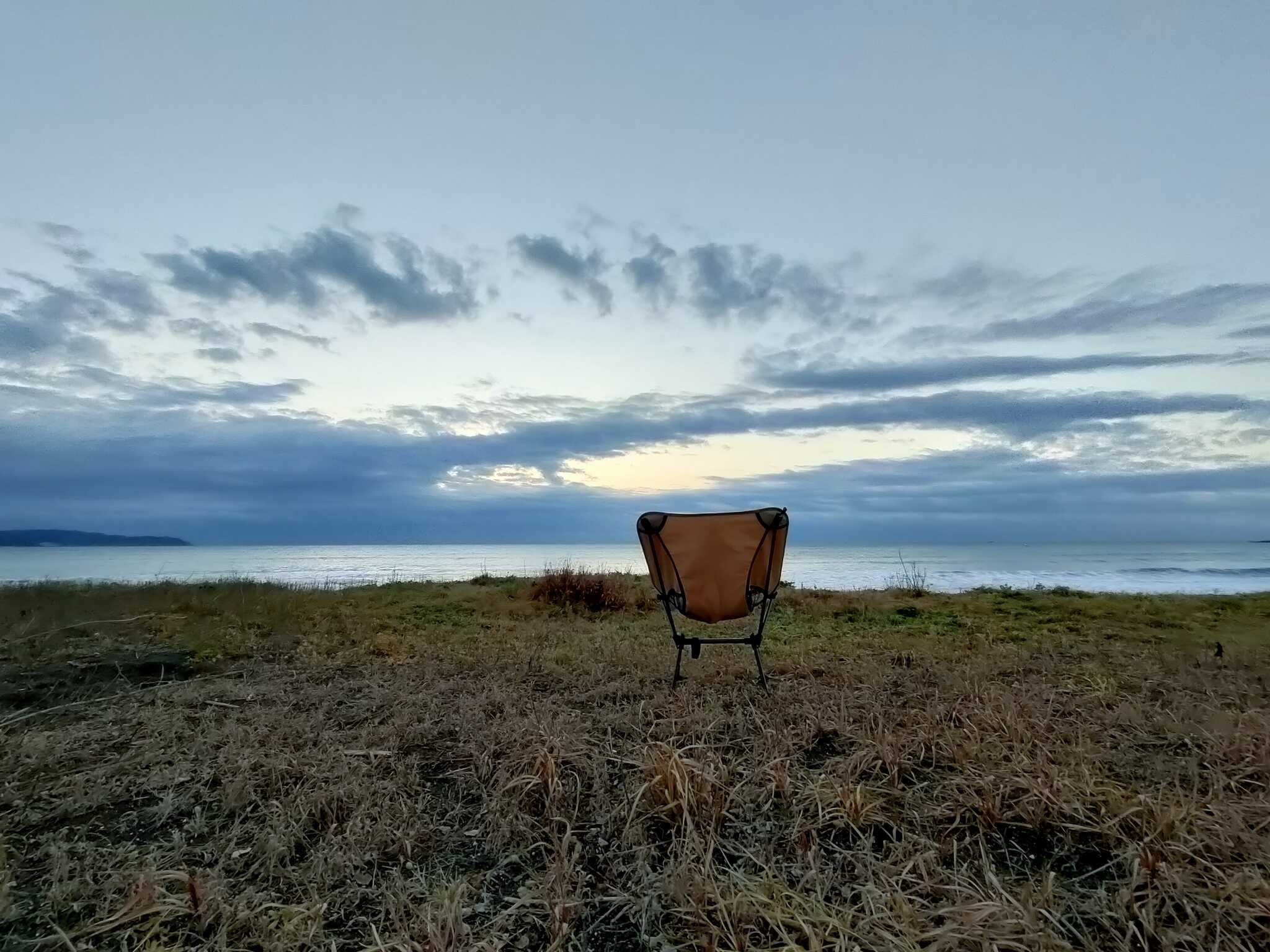 目の前の砂浜