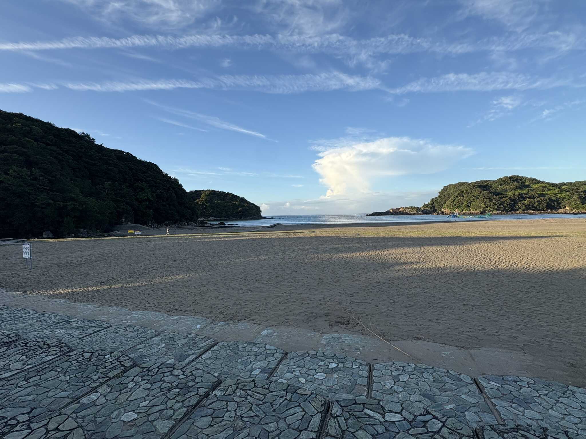 海まで0分です