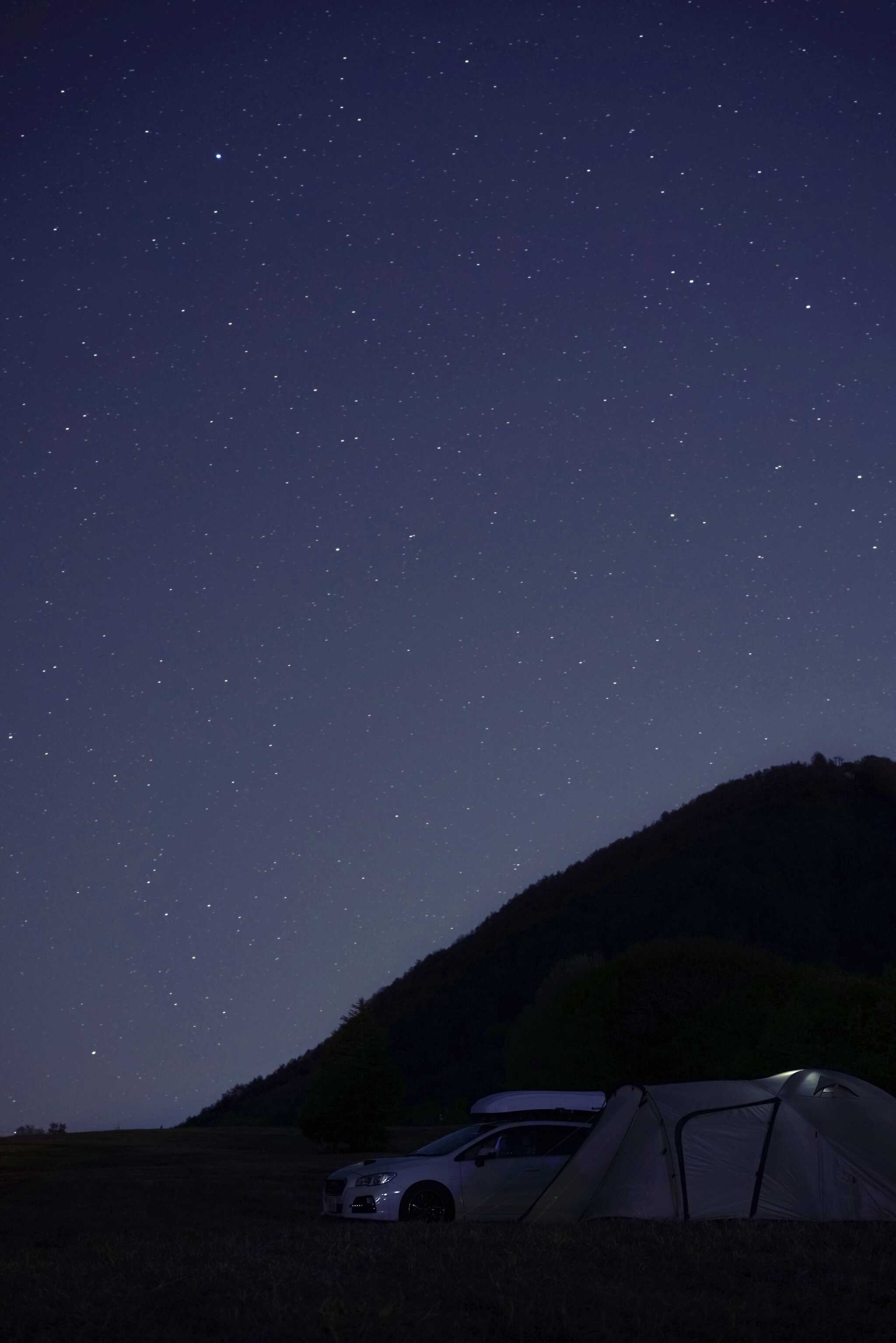 天気の夜には一面の星空