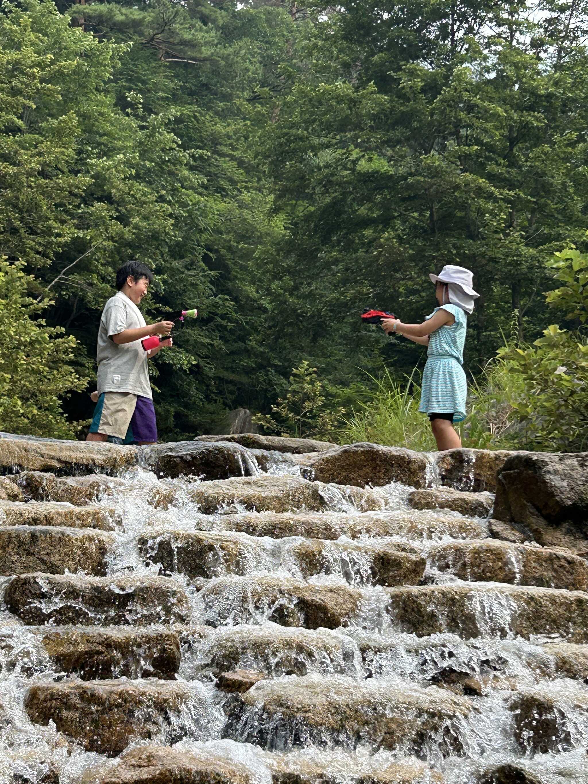 水遊び