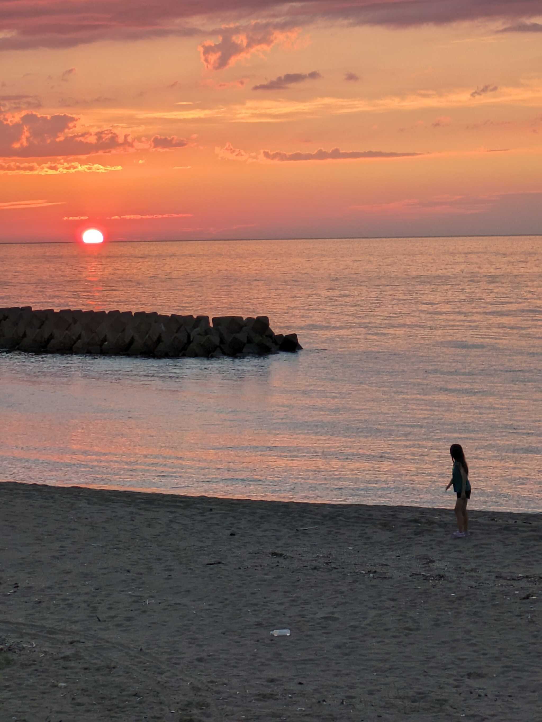 夕日が最高