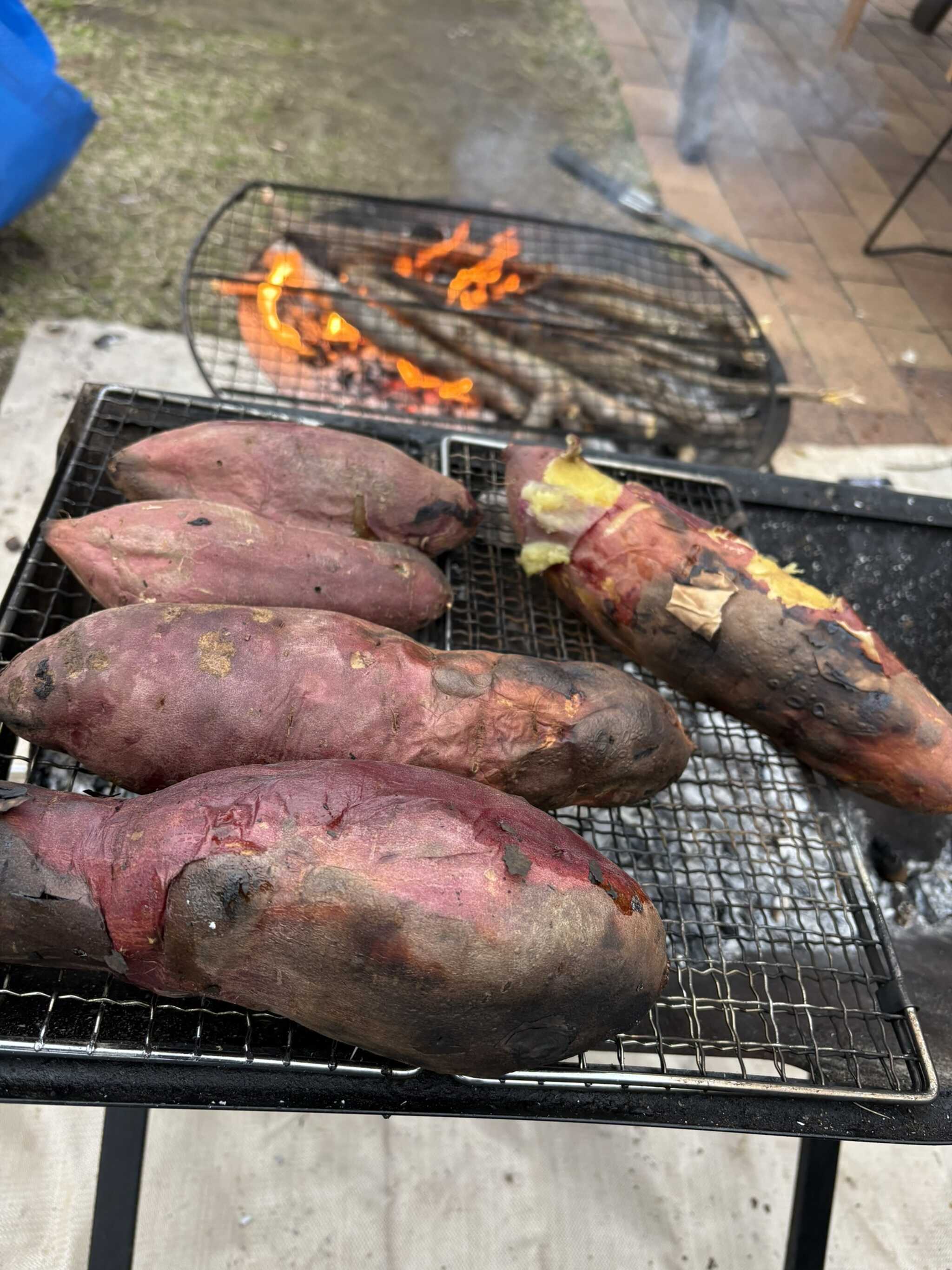 恒例の焼き芋