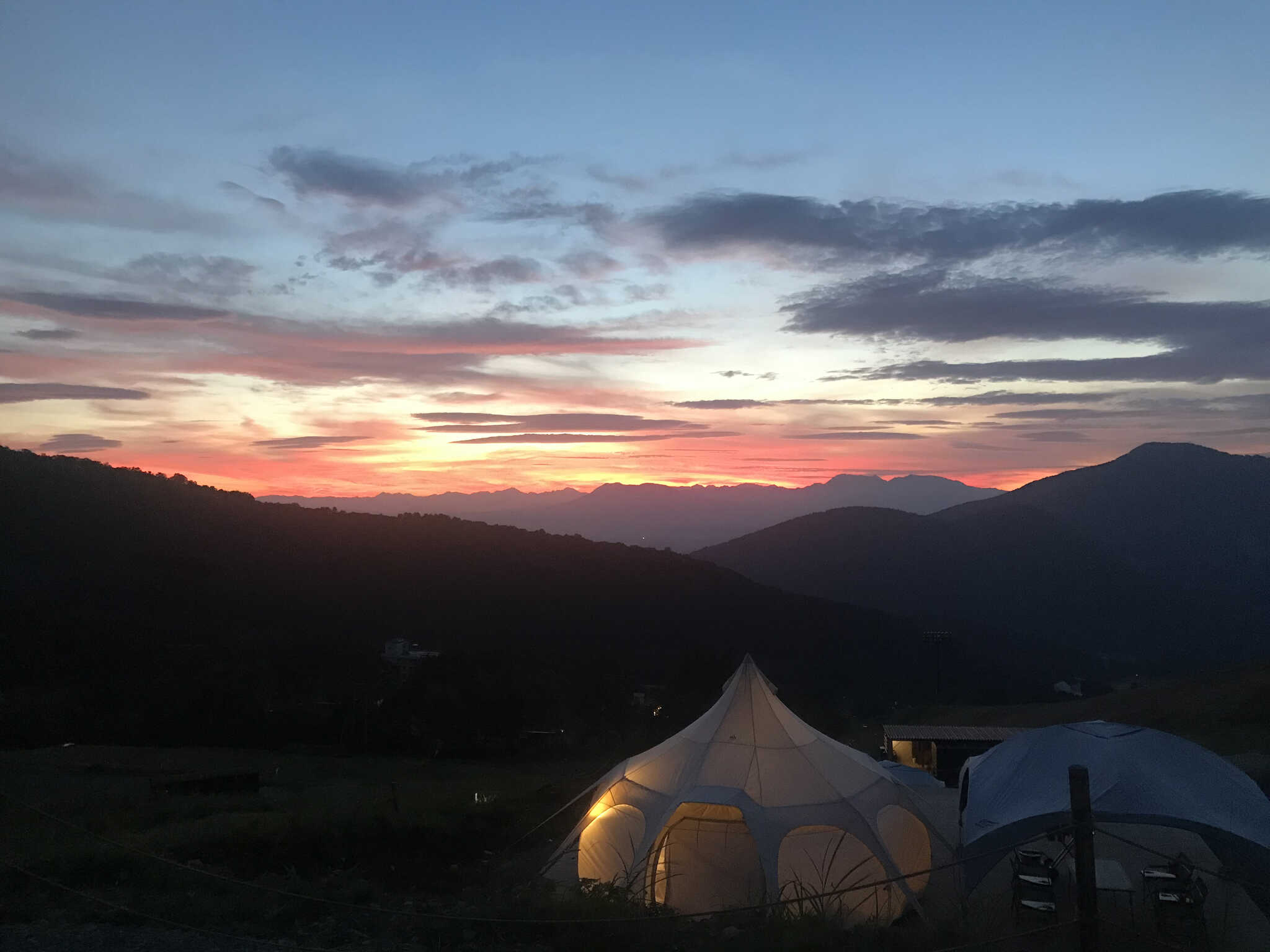 夕日