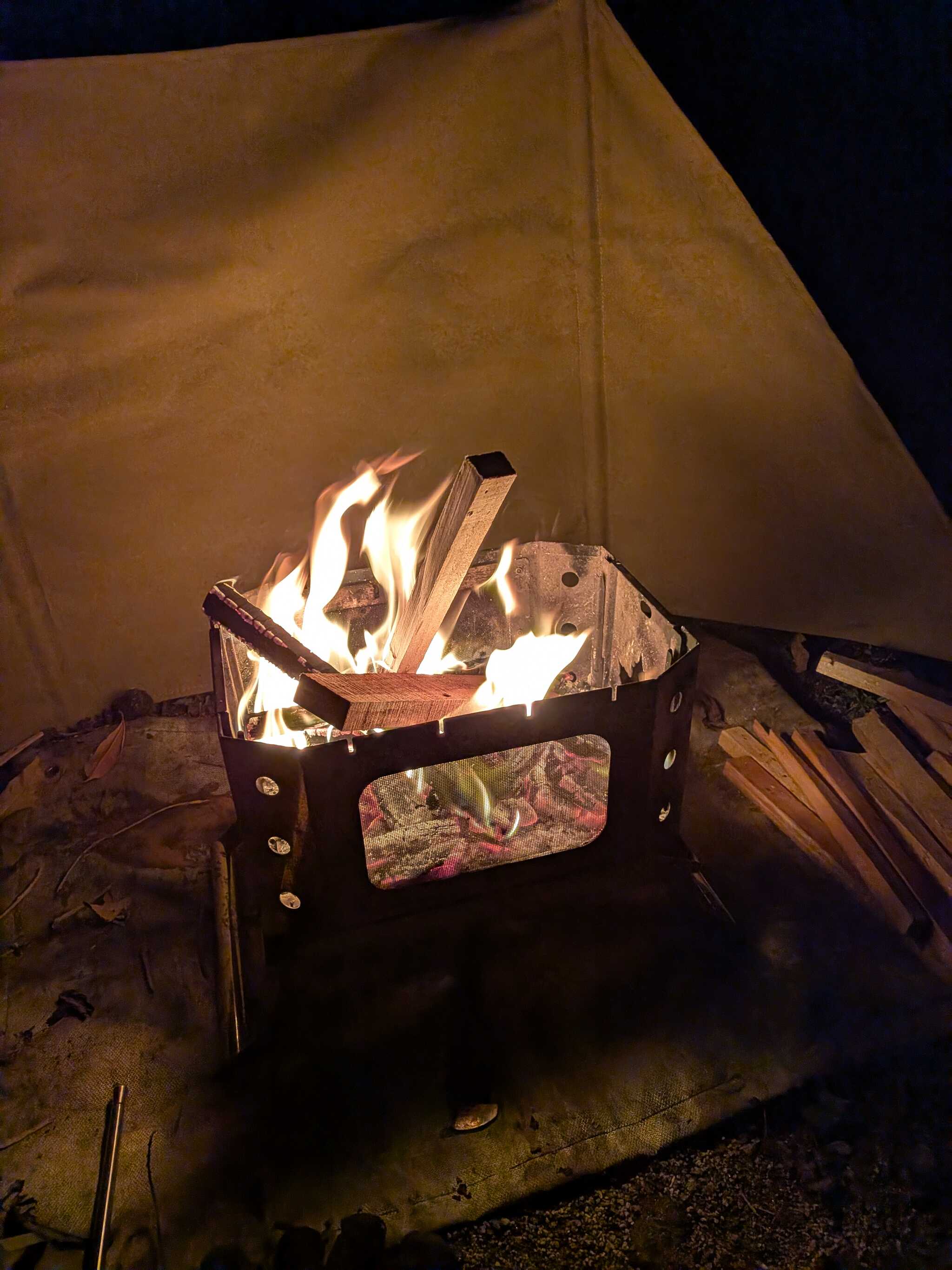 焚き火
