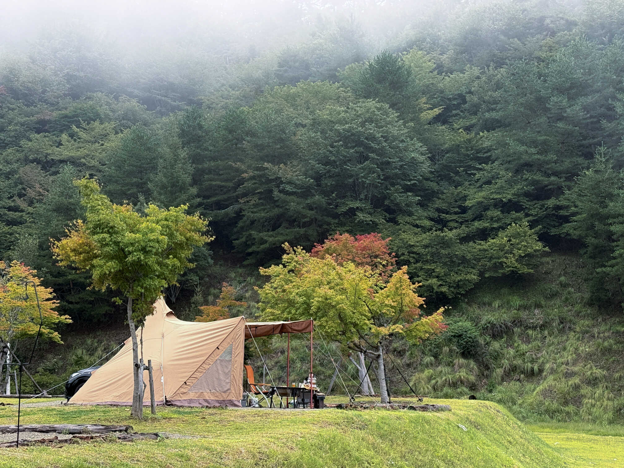 天気はイマイチでしたがのんびり過ごせました。