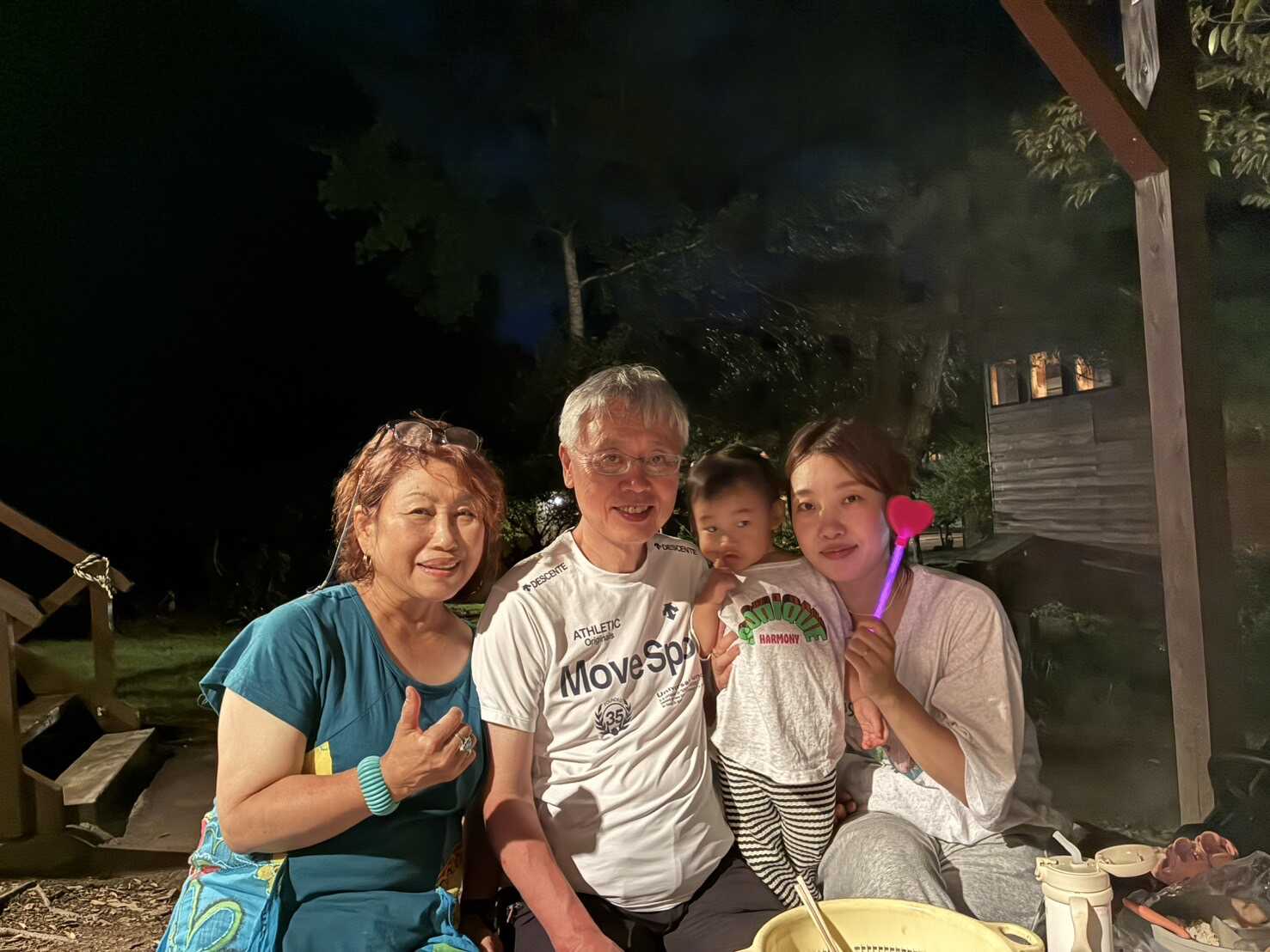 バーベキューの様子